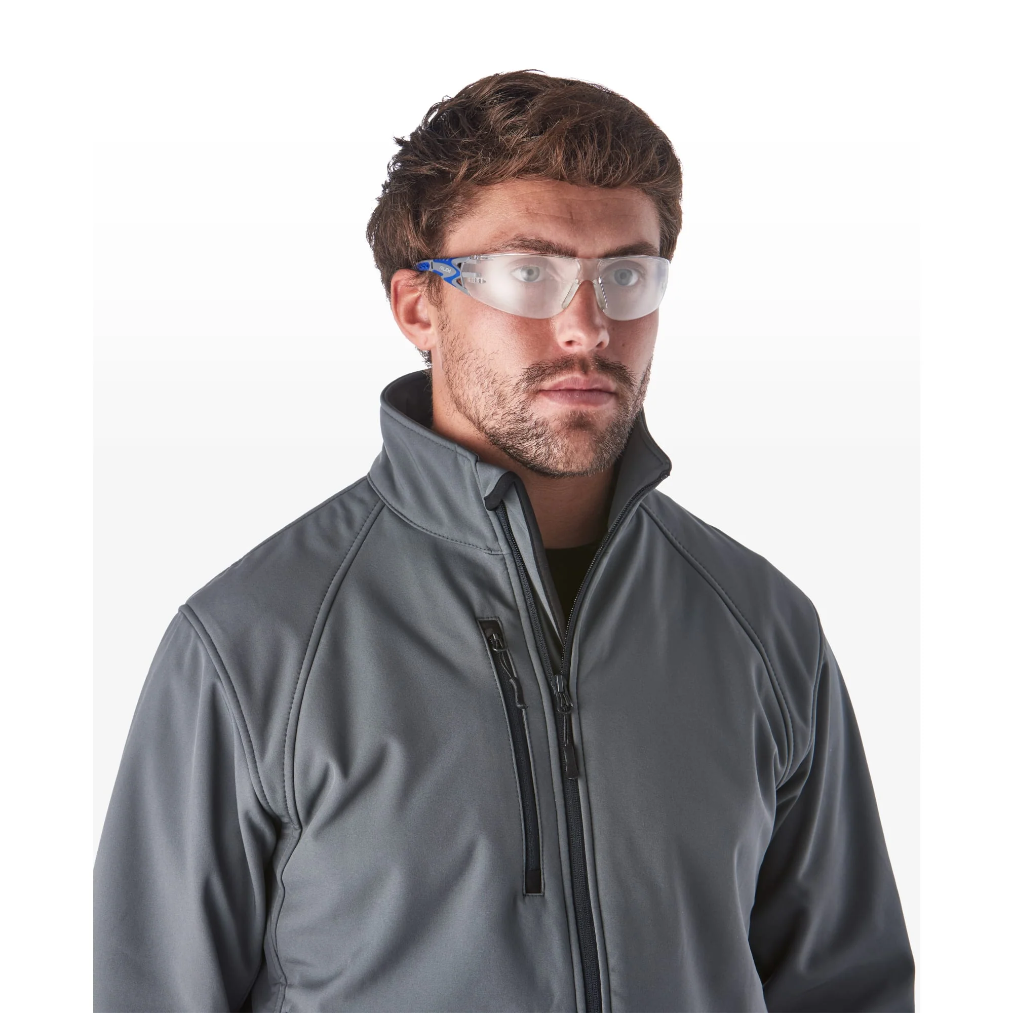 Riley Stream Evo Eco Safety Glasses – Clear Lens, Anti-Fog, Wrap-Around, Metal-Free - Image 4