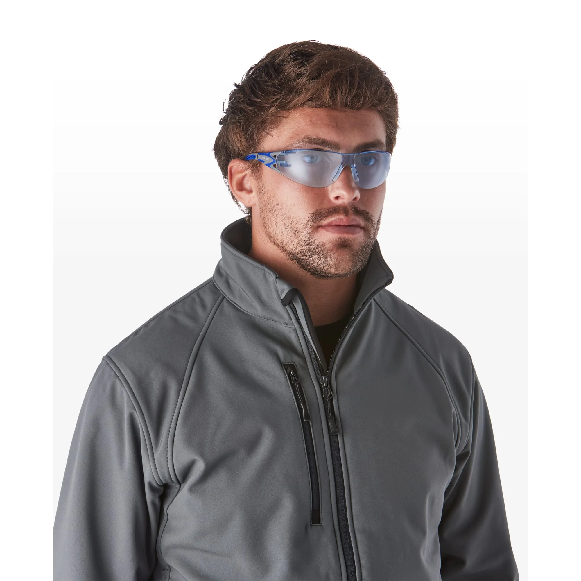Riley Stream Evo Small Safety Glasses – Blue Tint, Anti-Fog, Metal-Free - Image 4