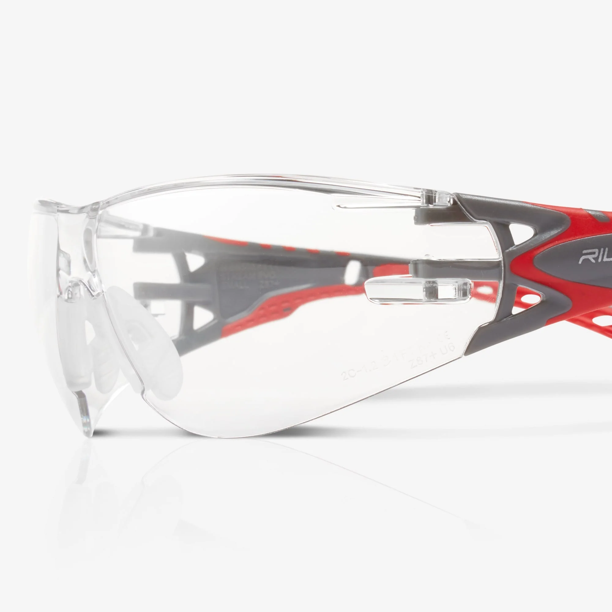 Riley Stream™ Evo Small – Anti-Fog Wrap-Around Safety Glasses (Clear Lens) - Image 3