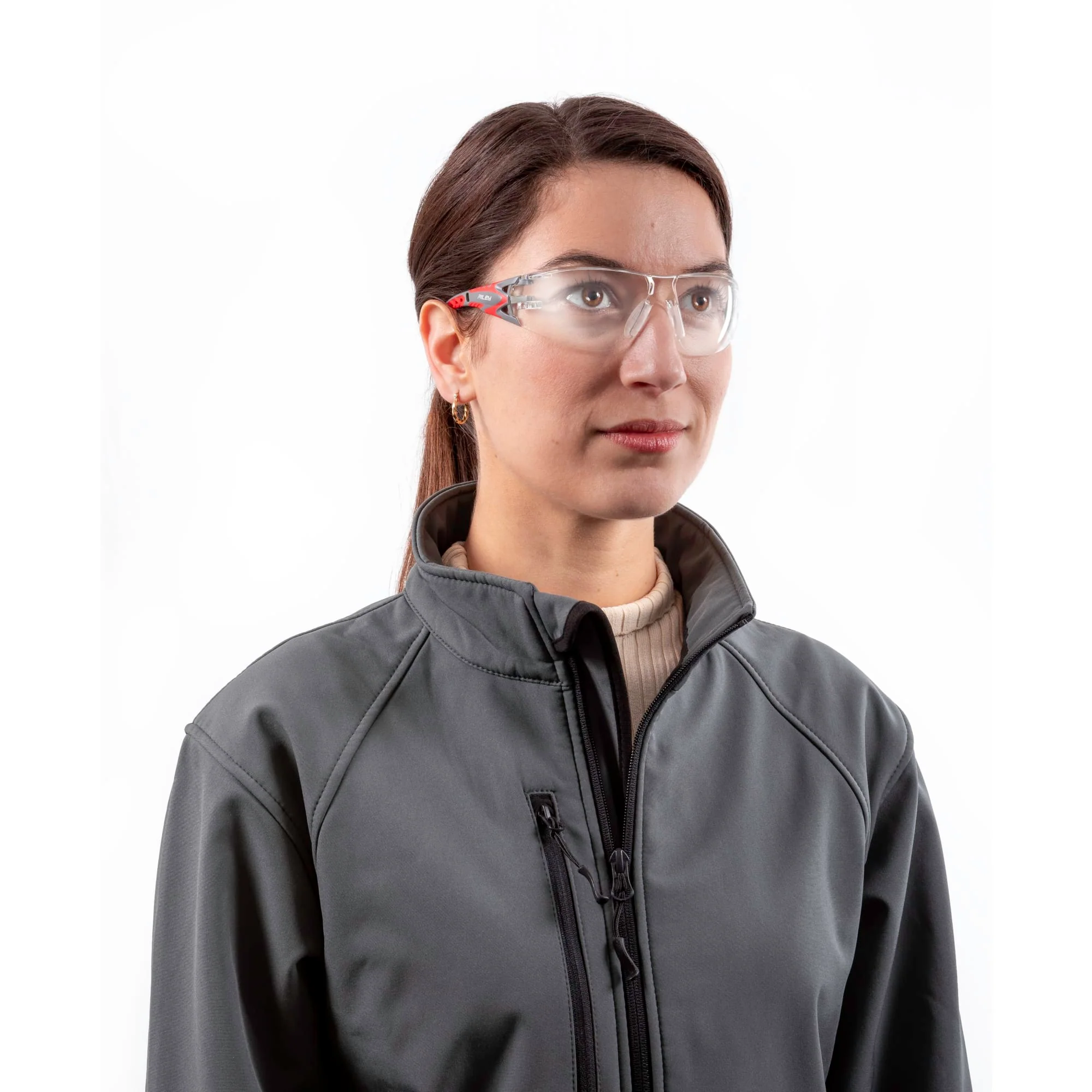 Riley Stream™ Evo Small – Anti-Fog Wrap-Around Safety Glasses (Clear Lens) - Image 4