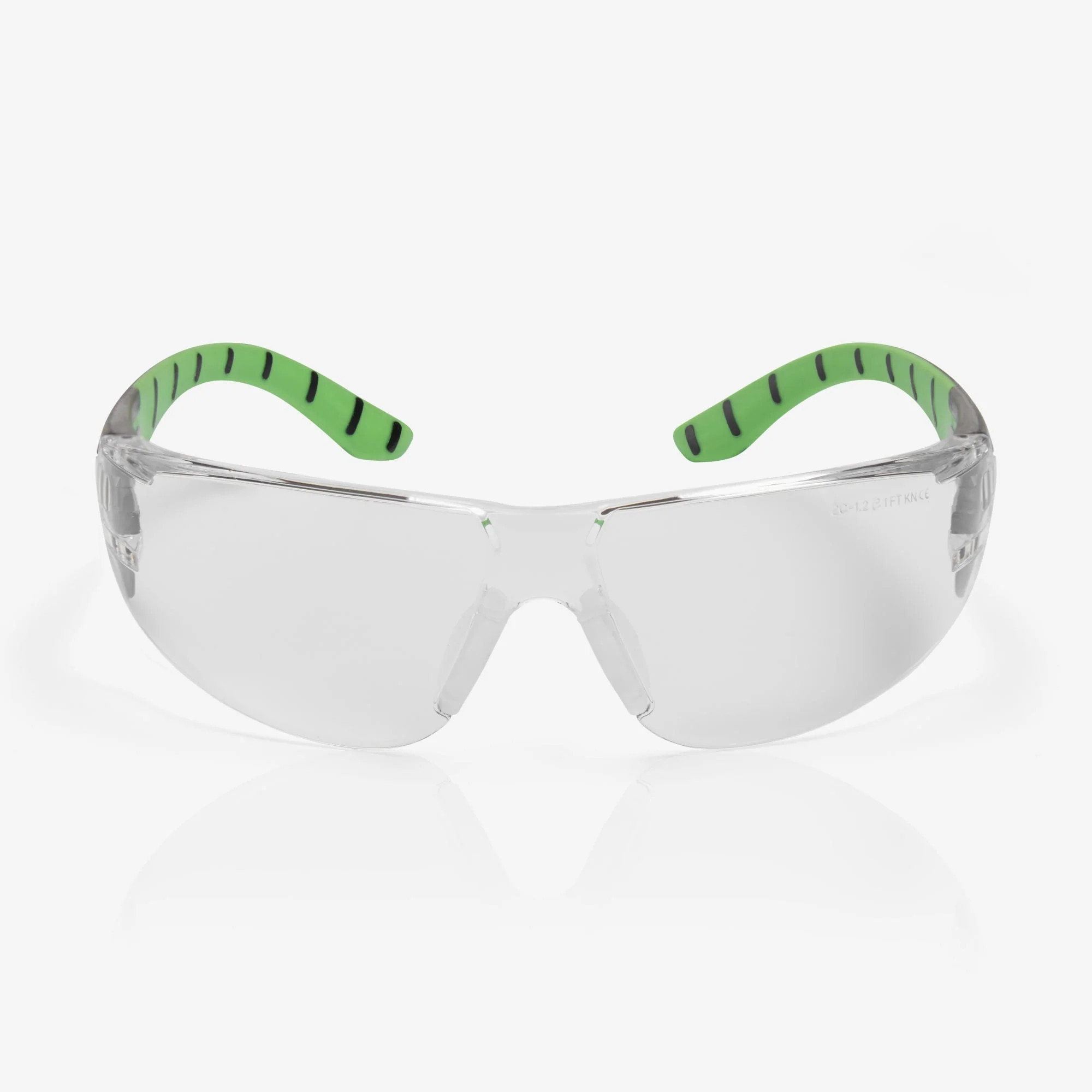 RILEY Stream Green Frameless Metal-Free Safety Glasses with Clear Lens - Image 2