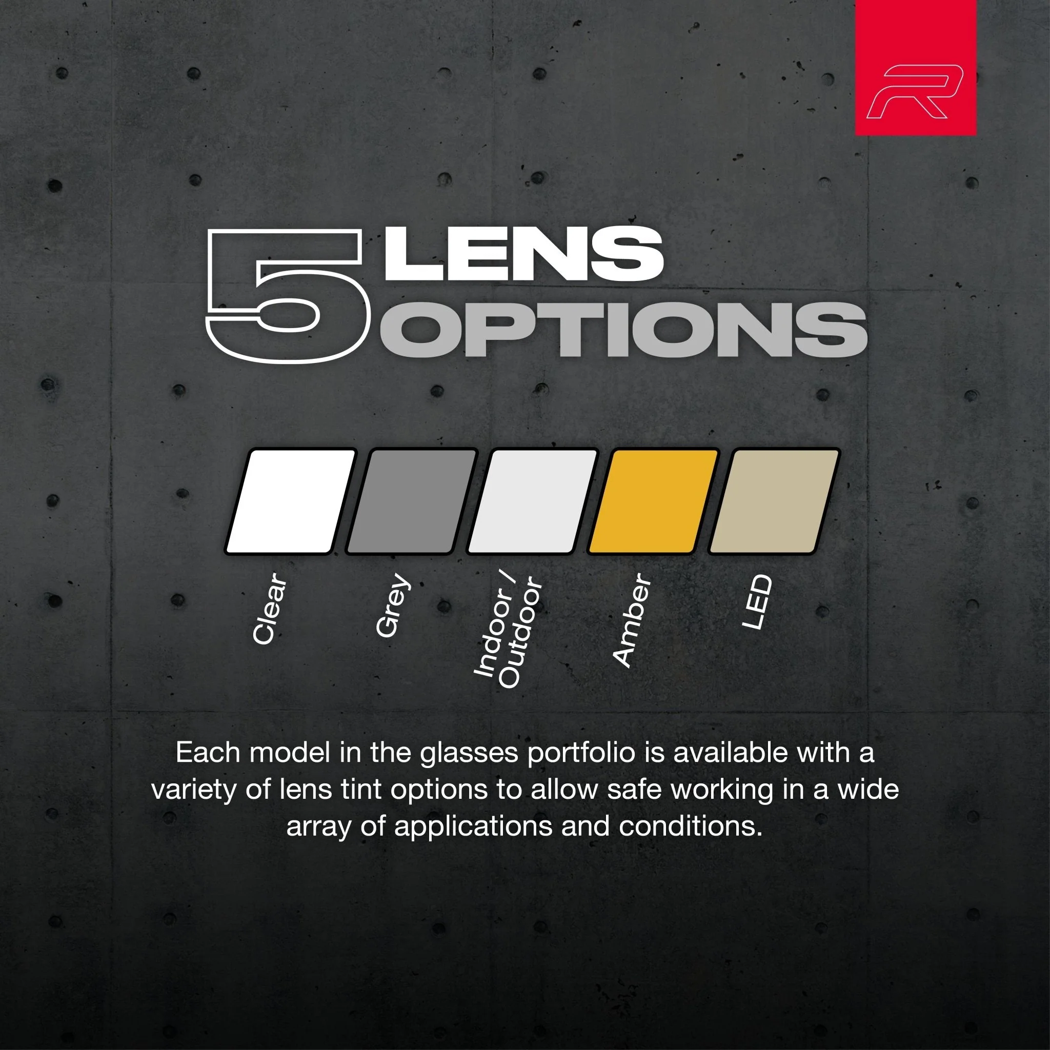RILEY Stream Red Safety Glasses – Yellow Tint, Metal-Free - Image 7
