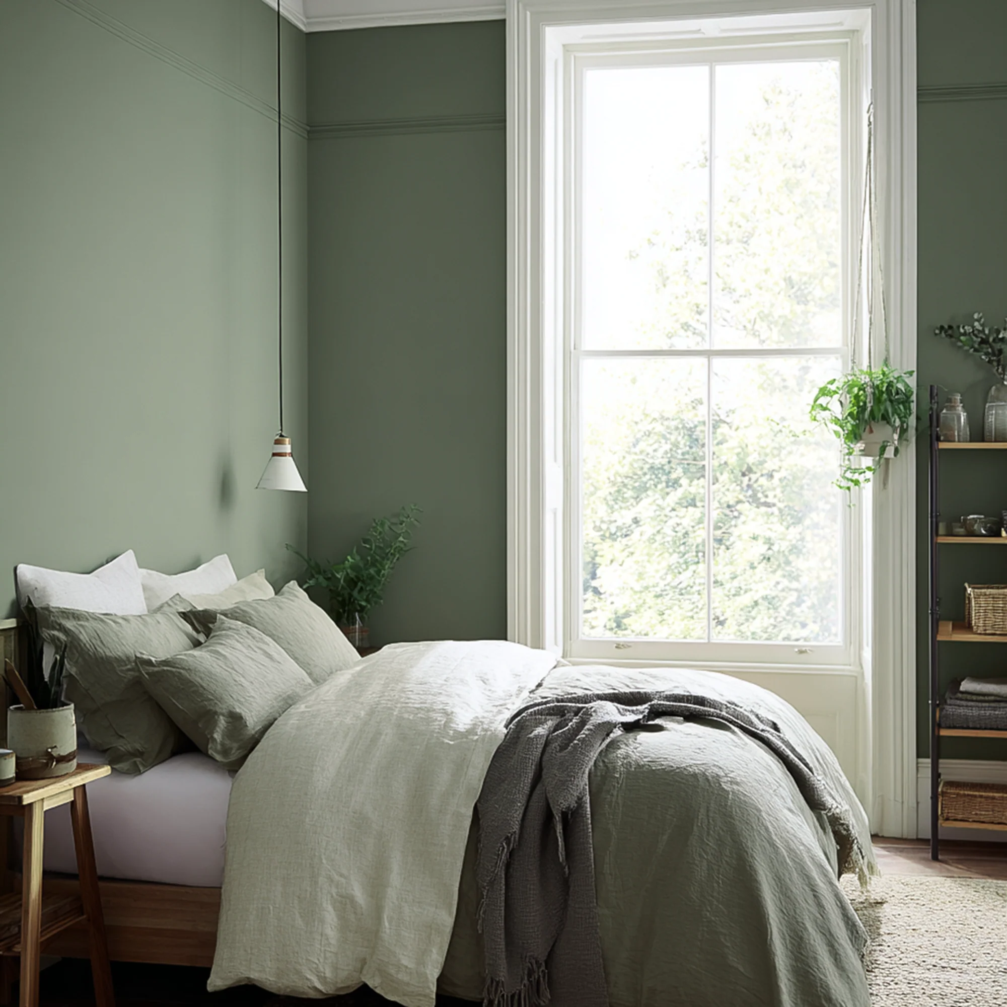 Little Knights - Sage Deep Green - Matte/Eggshell/Silk/Satin/Gloss Interior Paint - Image 2