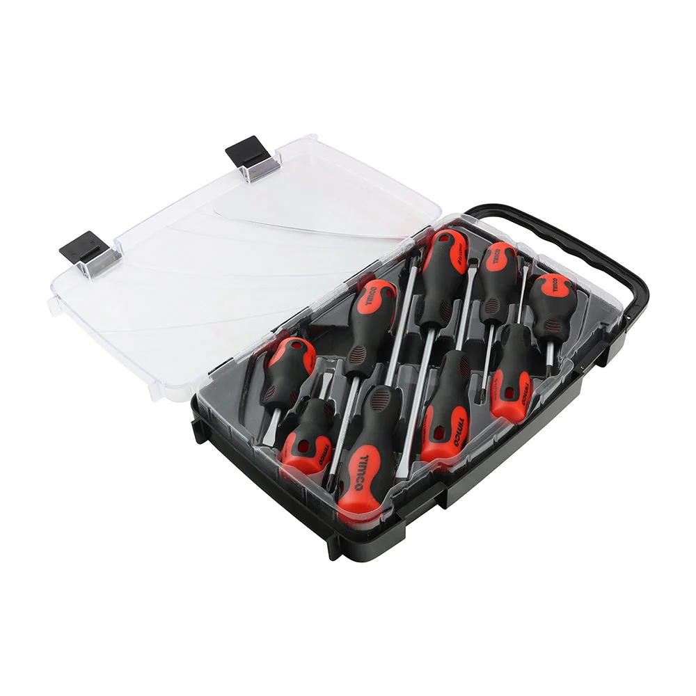 Screwdriver Set – 9 Piece – Slotted & Phillips - Image 2