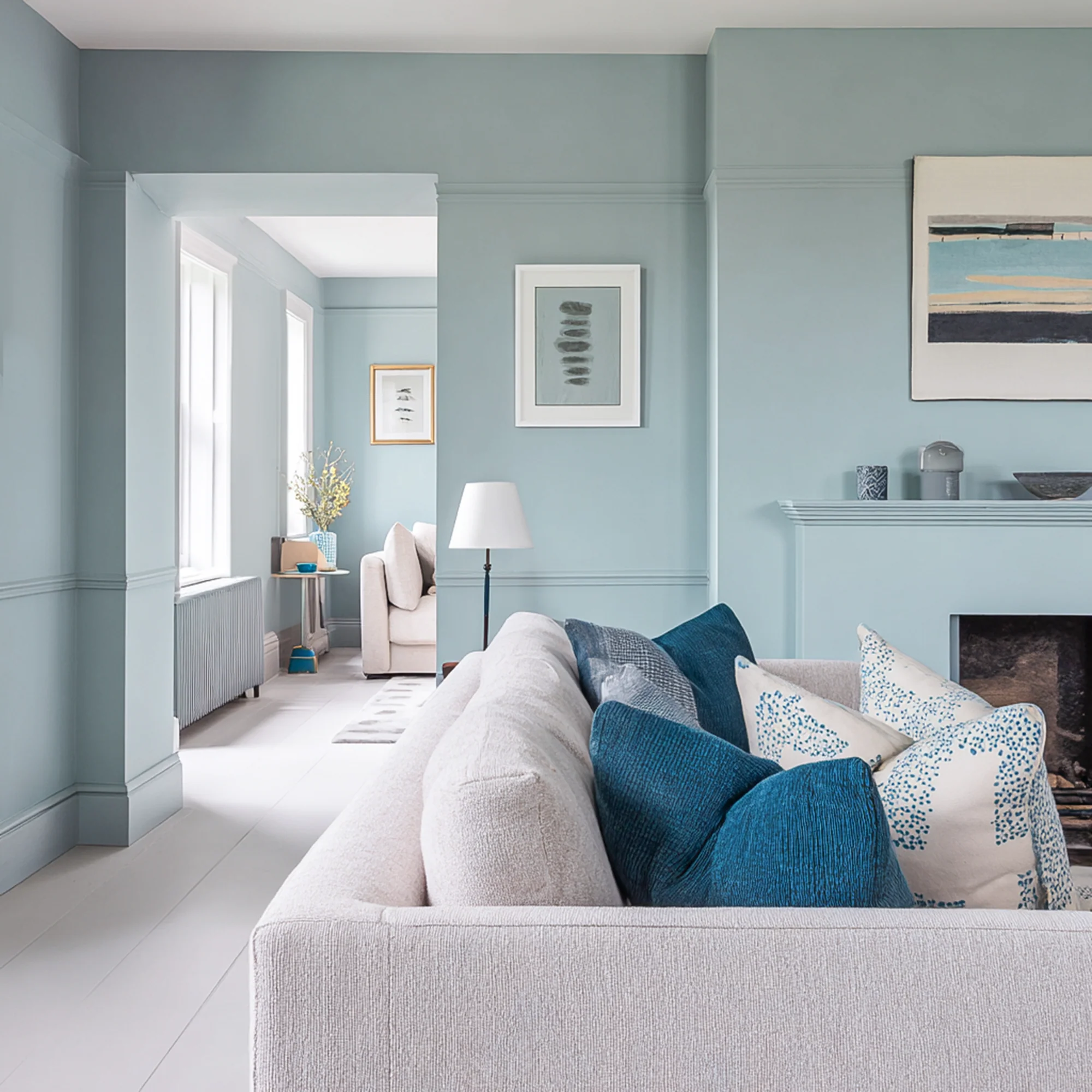 Little Knights - Seaside Cool Blue - Matte/Eggshell/Silk/Satin/Gloss Interior Paint - Image 2