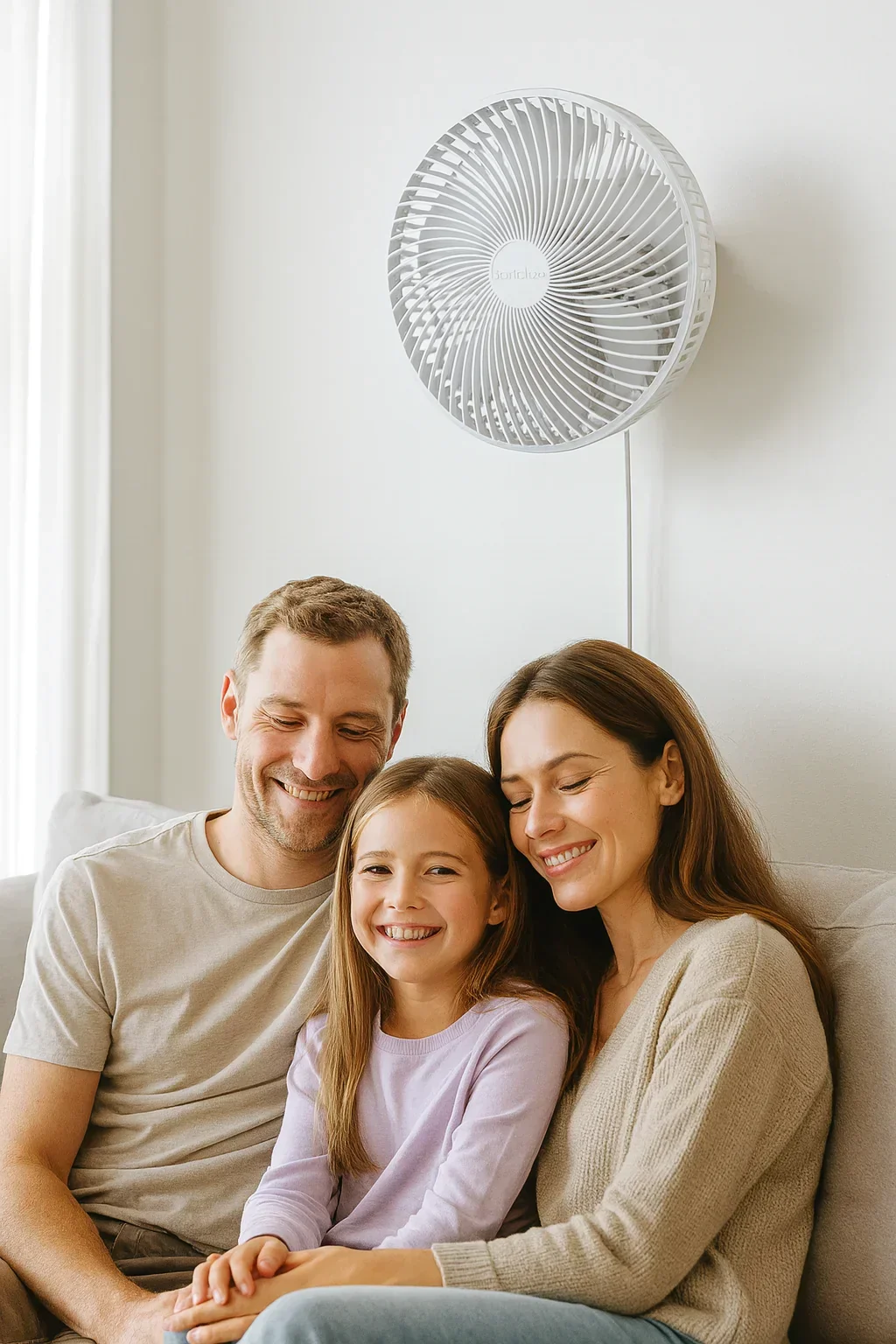 Senelux 10 Inch Wall Fan- Great Home Cooling For Bedrooms, Living Rooms and Kitchen Cooling - Image 3