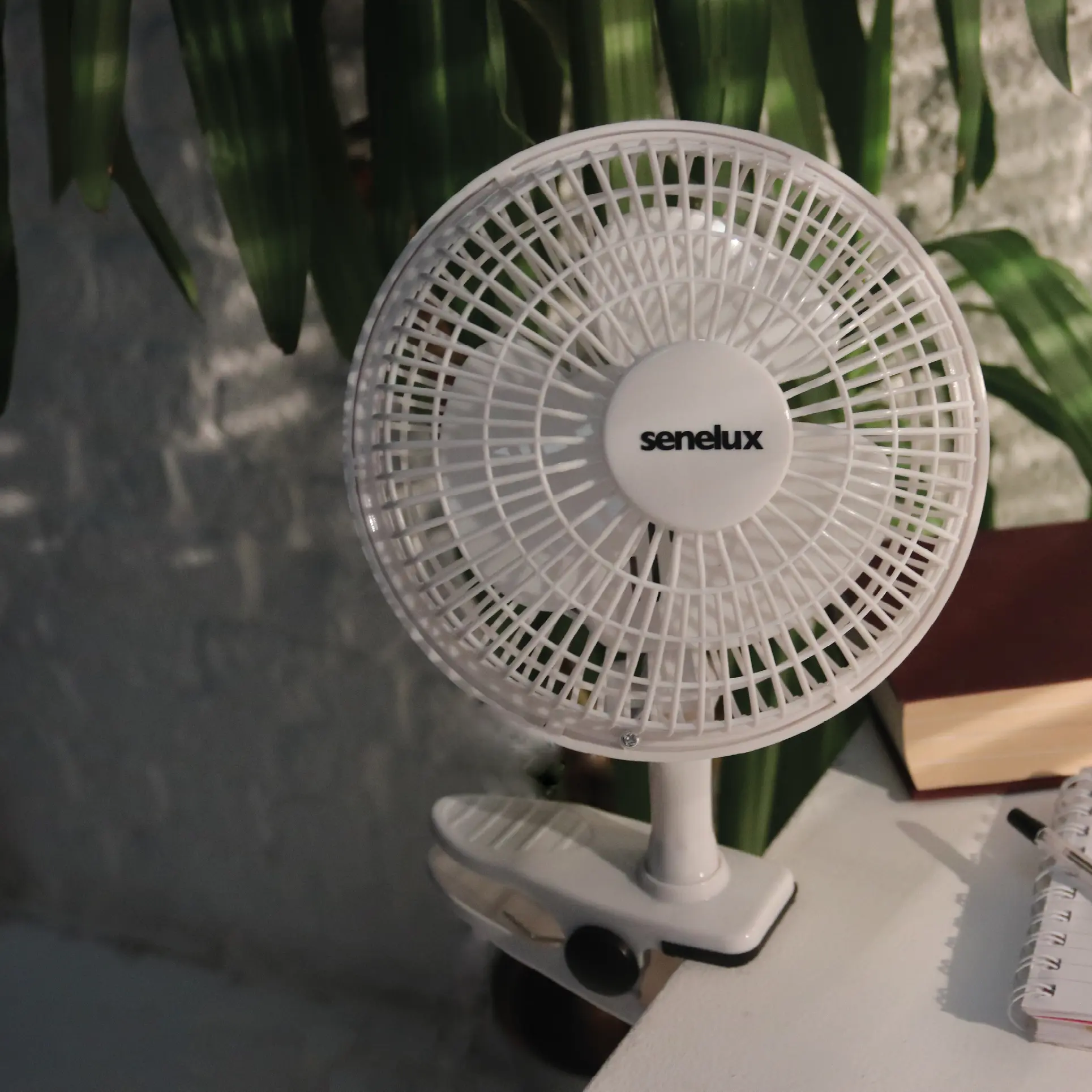 Senelux 6" Clip On Desk Fan- Home Cooling from a Portable, Cool Clip Fan; Clip on Desk Fan - Image 5