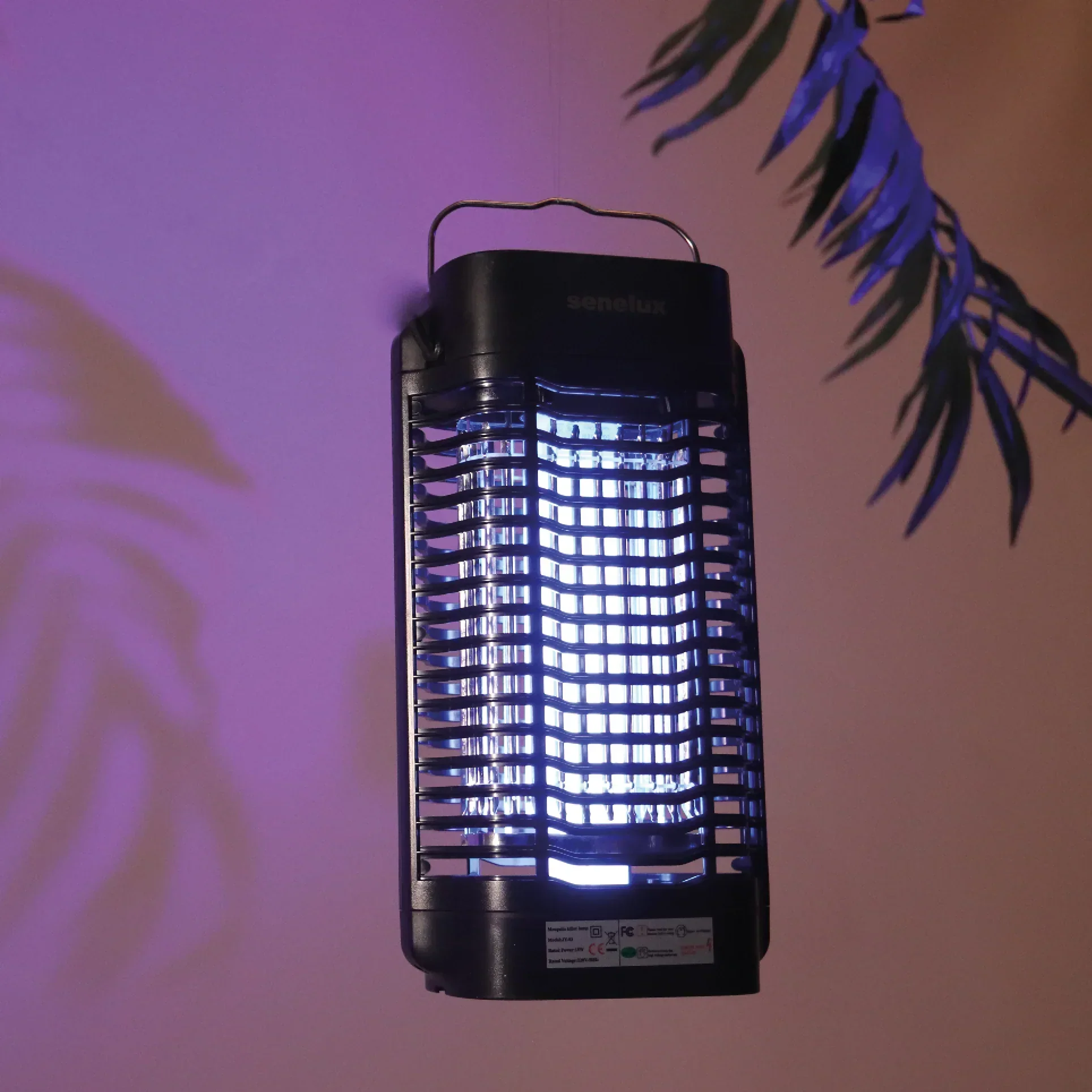 Senelux Bug Zapper, Electric Mosquito Zapper for Indoor and Outdoor 18W, 4200V Insect Fly Pest Trap - Image 3