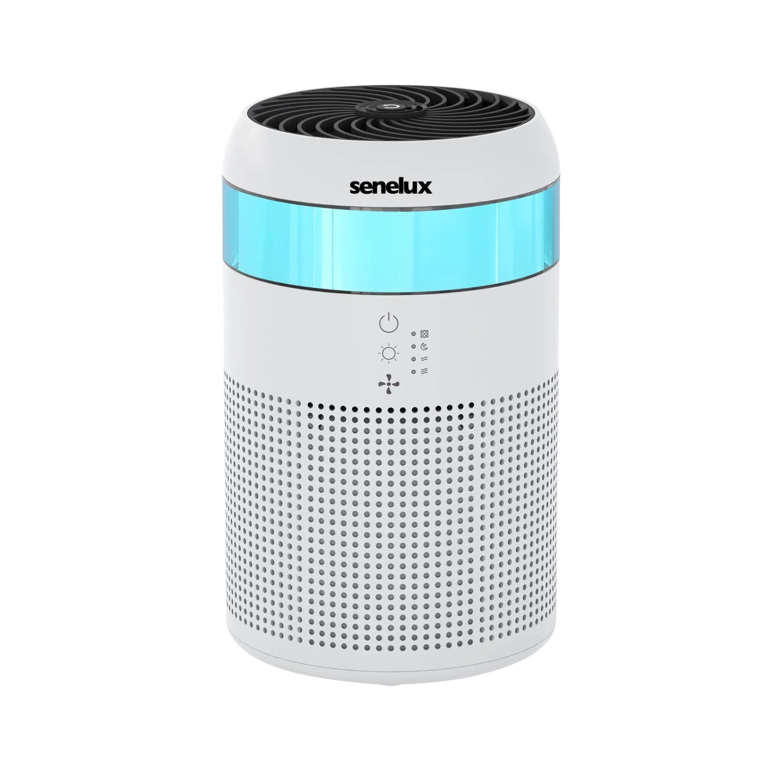 Senelux Demi HEPA Air Purifier for Bedroom with 7 Colours Light, Mini Air Purifier with Fragrance Sponge for Home Office Living Room