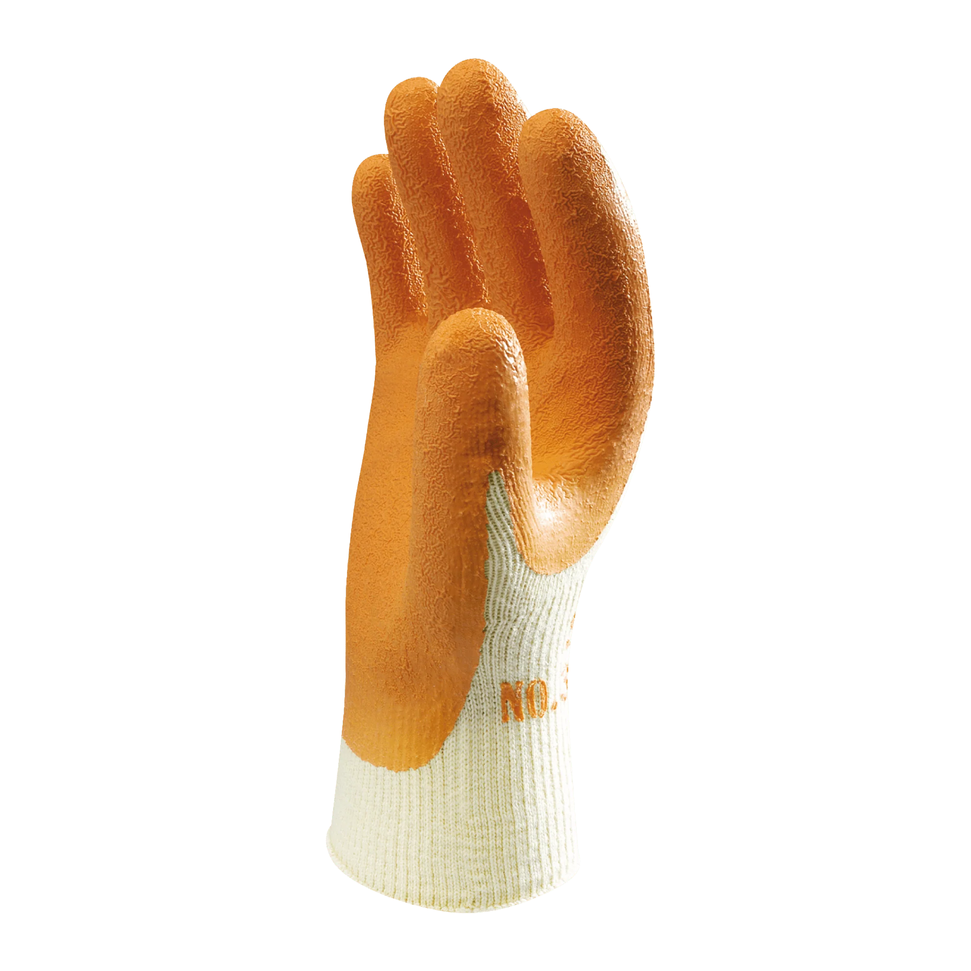 SHOWA 310 Orange Durable Heavy Duty Textured Grip Safety Work Gloves (PACK of 10 PAIRS) - Image 5