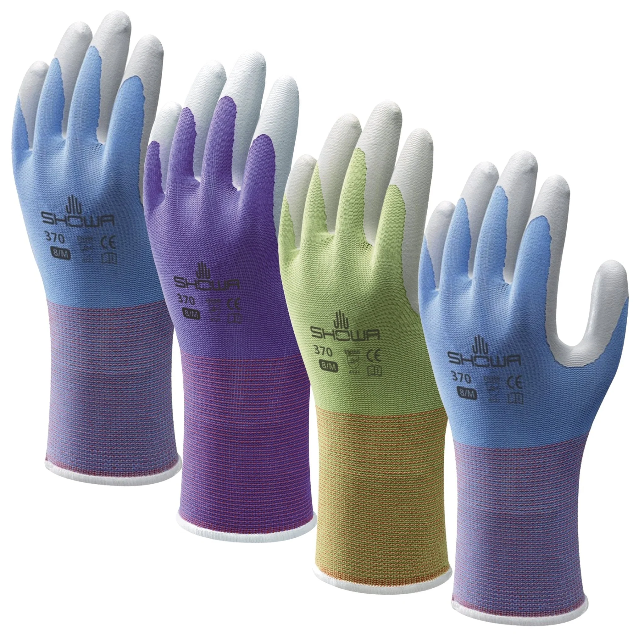 SHOWA 370 Lightweight Gardening Multi Purpose Grip Safety Gloves (PACK of 4 PAIRS) - Image 7