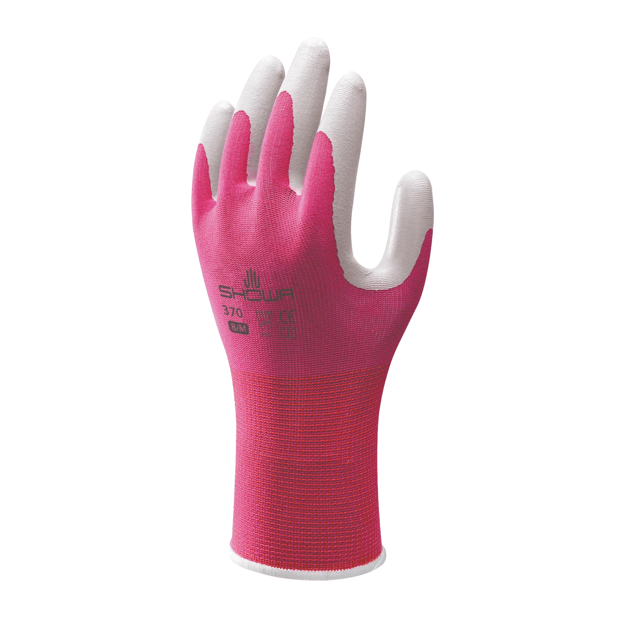 SHOWA 370 Pink Lightweight Gardening Multi Purpose Grip Safety Gloves - Image 3