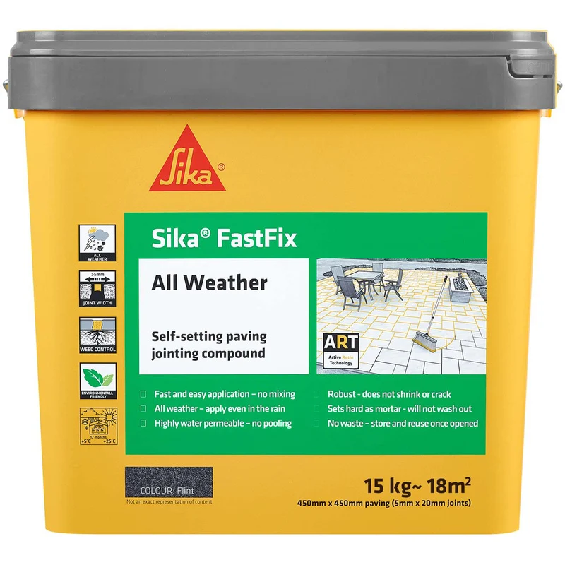 Sika FastFix® All Weather Ready-to-Use Paving Jointing Compound - 15kg - Image 5