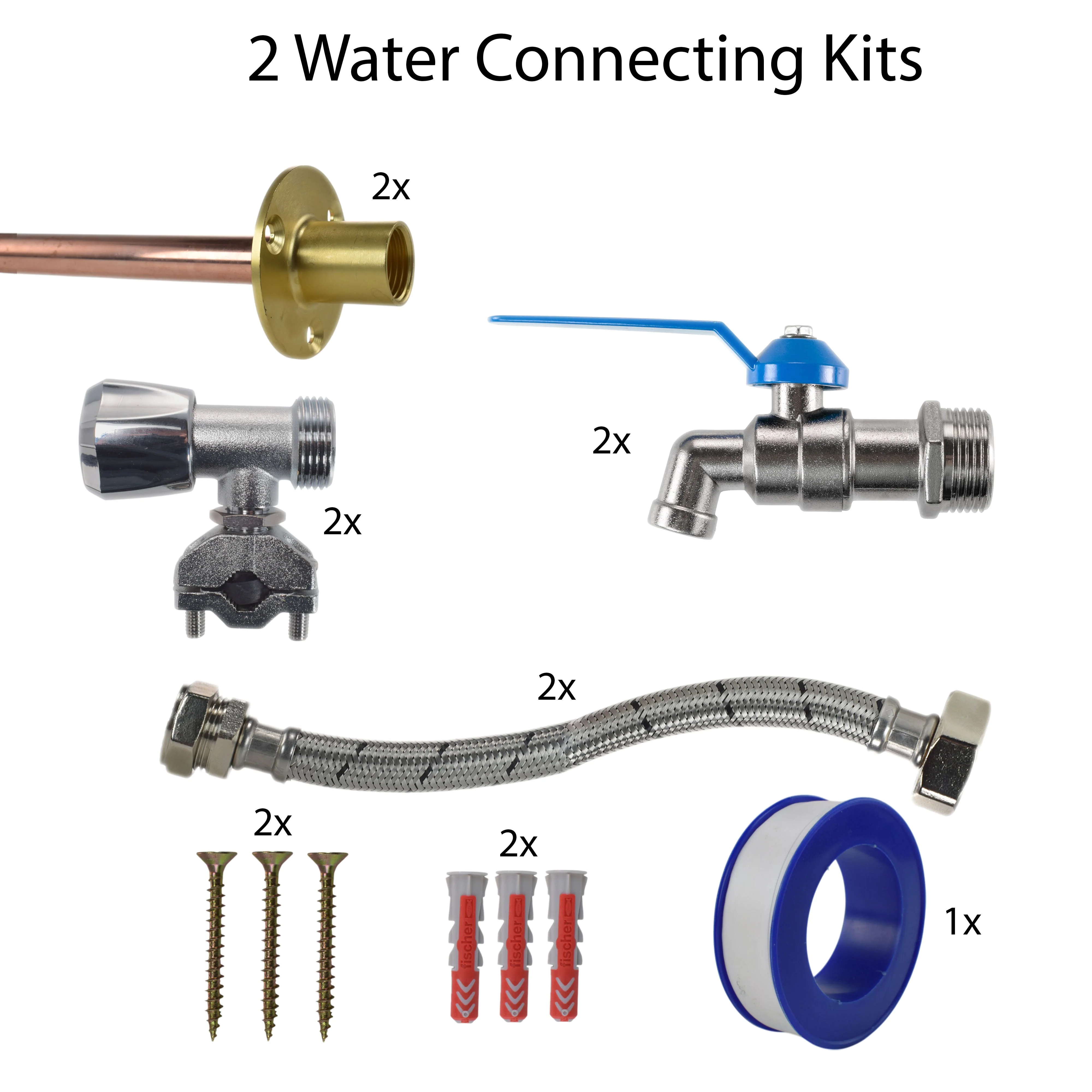 Simple Lever Tap FULL Connection Kit x2 - Image 3