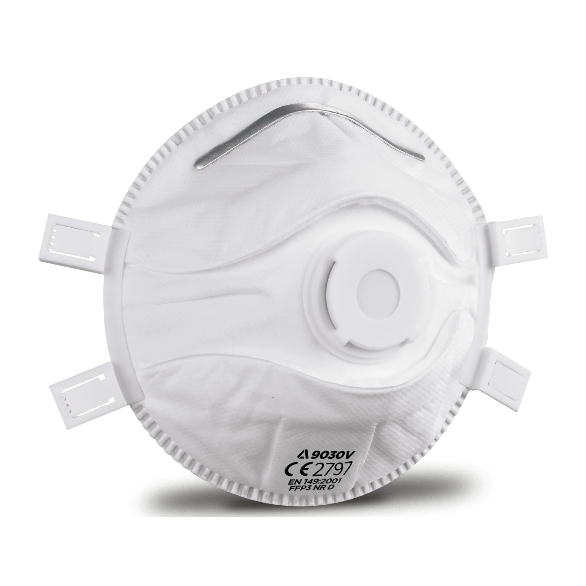 SKYTEC 9030V FFP3 Valved Disposable Cup Shape Respirator Face Dust Mask (BOX of 5) - Image 2