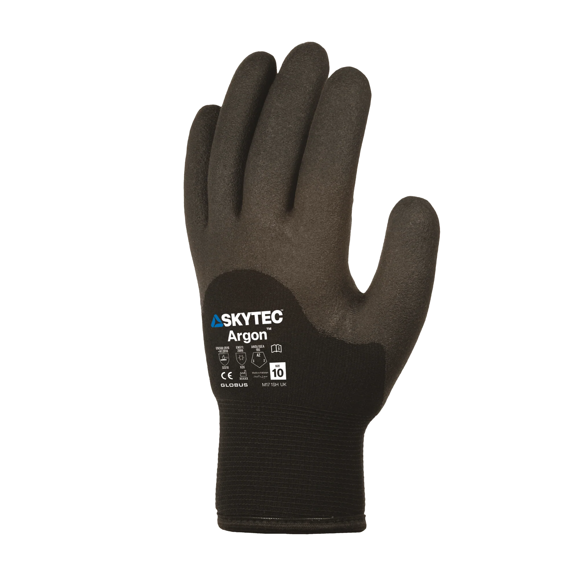 SKYTEC Argon Fleece Lined Thermal Insulated Water Repellent Work Gloves (PACK of 2 PAIRS) - Image 2
