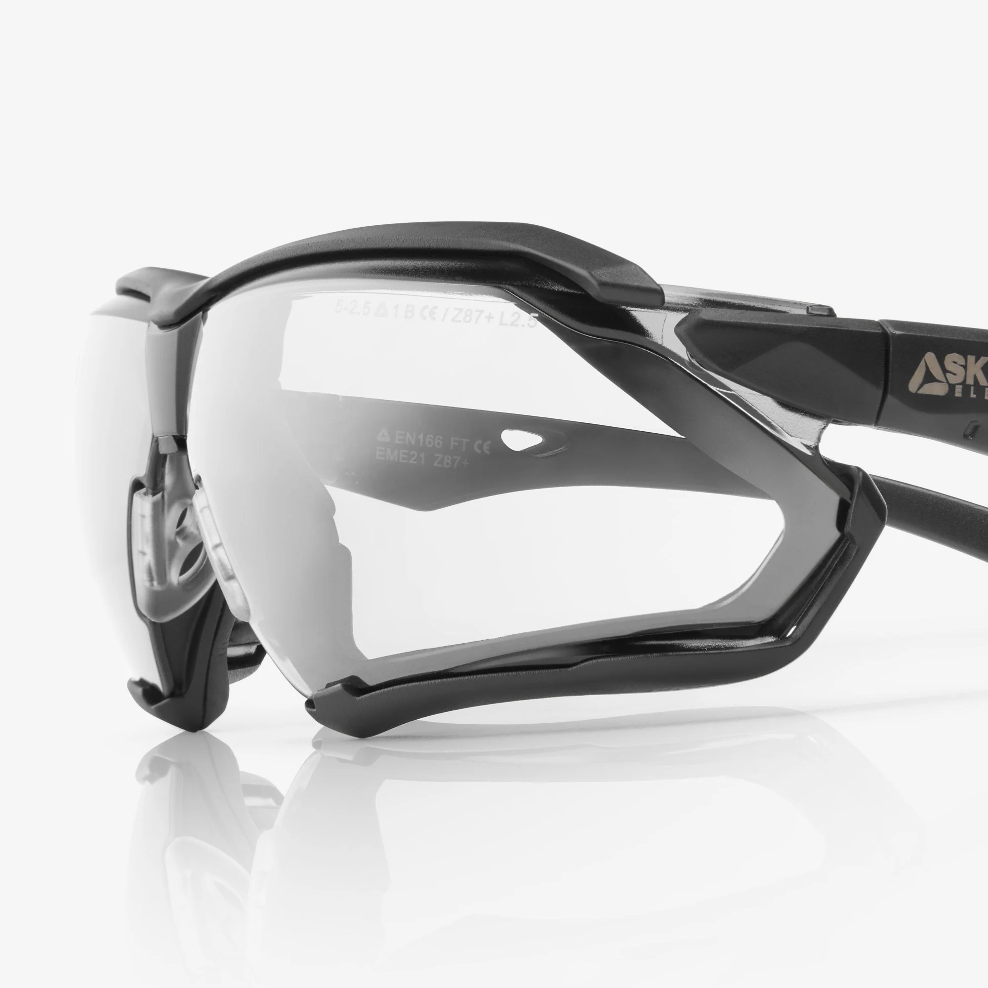 SKYTEC ELEMENTS EME21 Anti Scratch Anti Fog Sports Style Spoggles Safety Glasses & Protective Goggles Combination with Clear Lens - Image 10