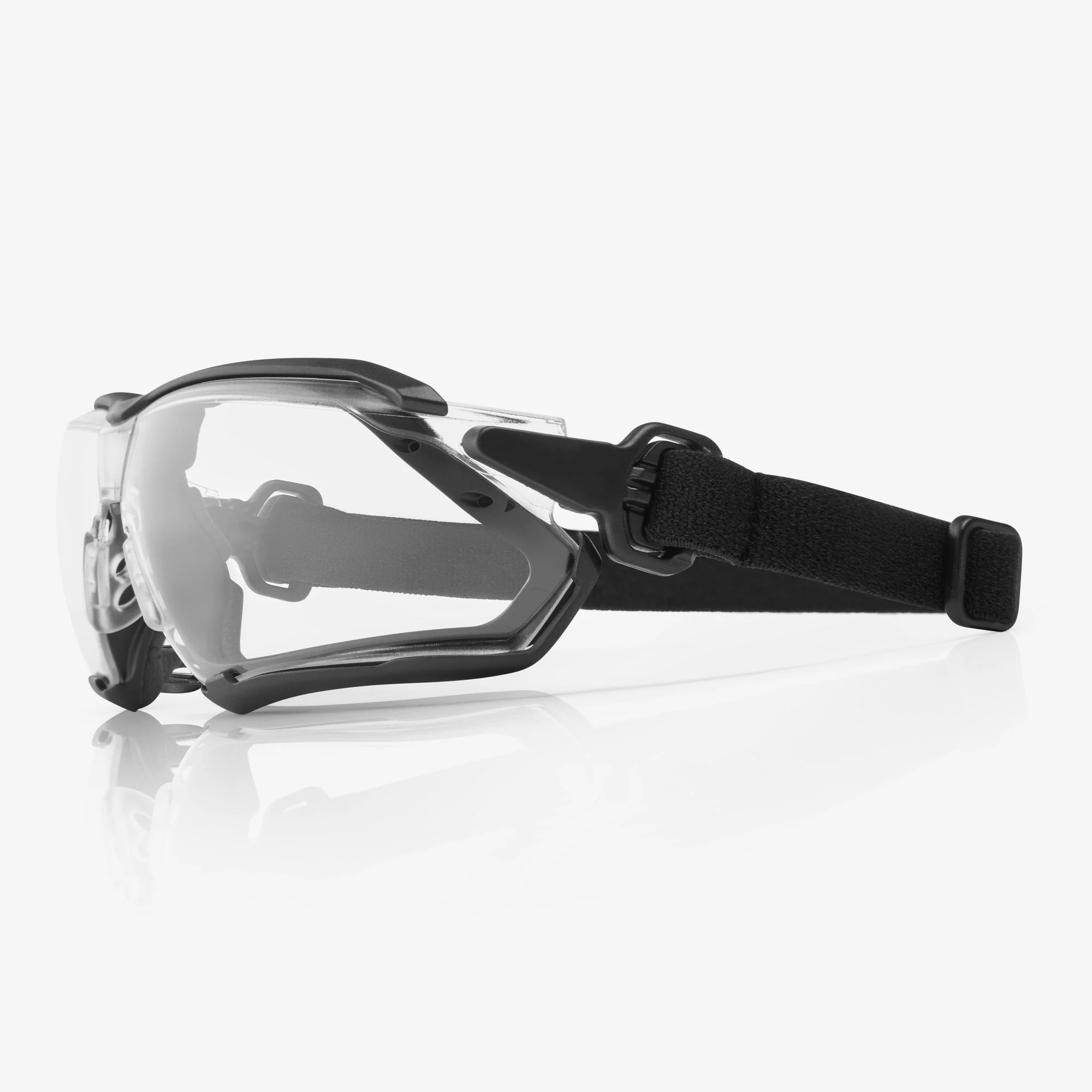 SKYTEC ELEMENTS EME21 Anti Scratch Anti Fog Sports Style Spoggles Safety Glasses & Protective Goggles Combination with Clear Lens - Image 11