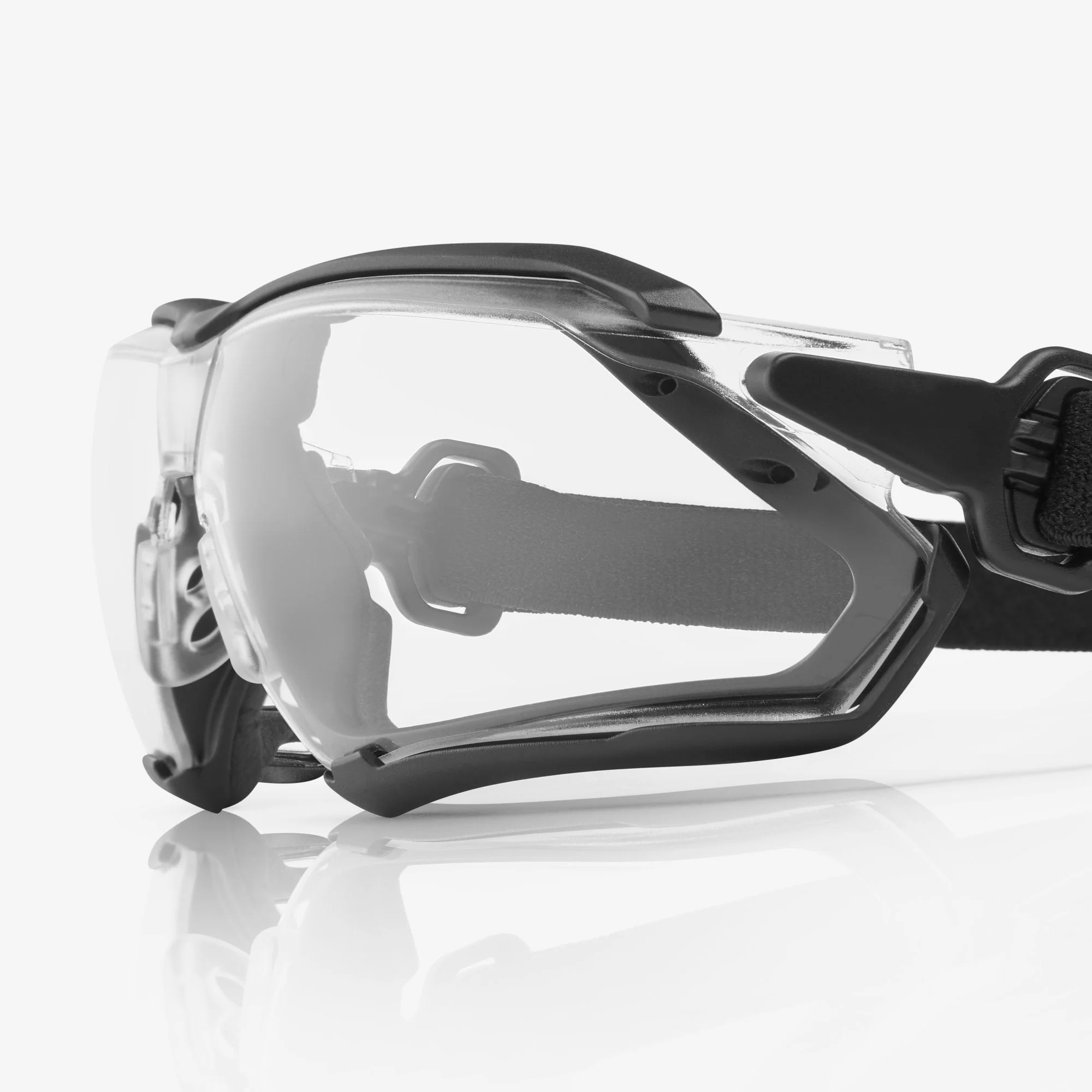 SKYTEC ELEMENTS EME21 Anti Scratch Anti Fog Sports Style Spoggles Safety Glasses & Protective Goggles Combination with Clear Lens - Image 13