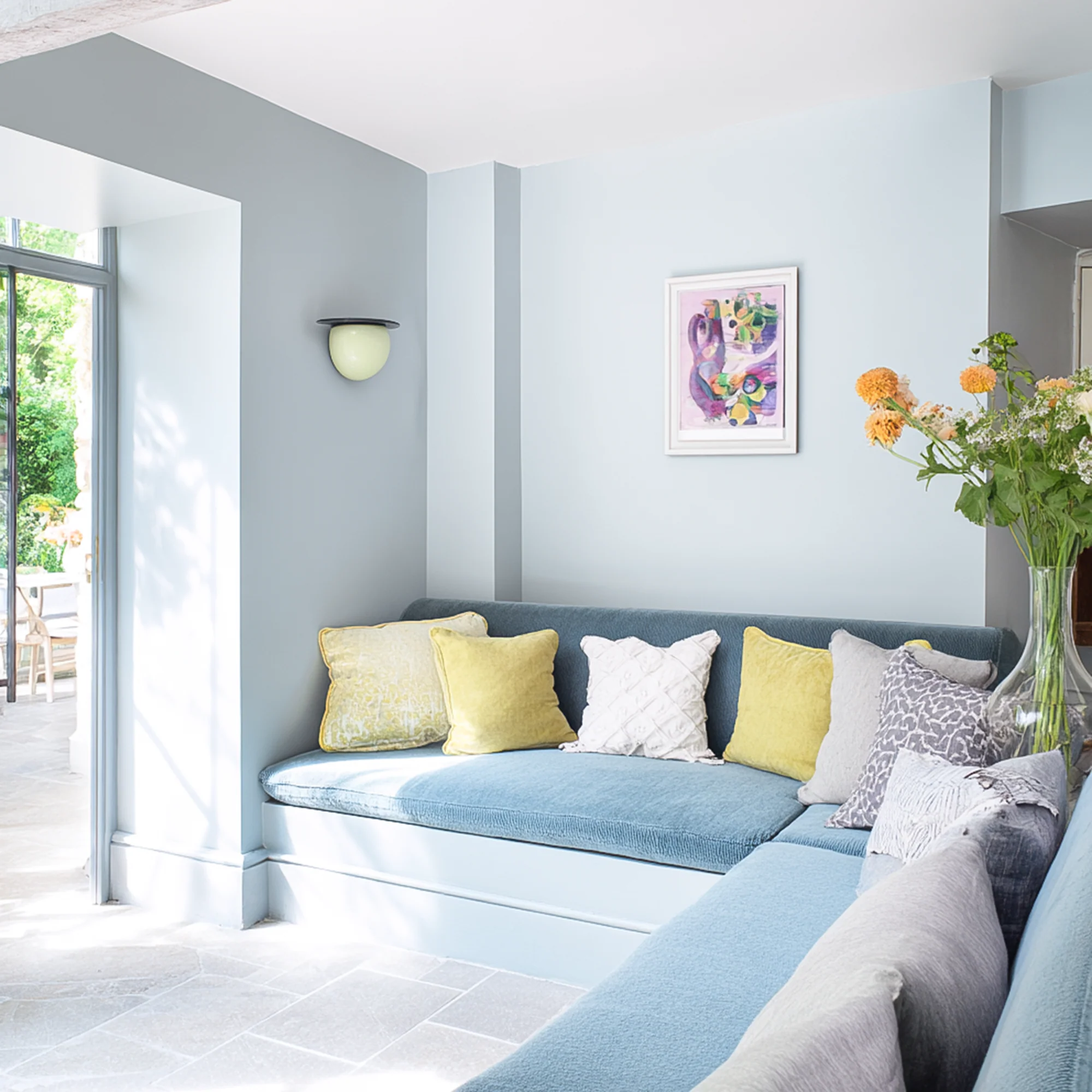 Little Knights - Spring Shower Cool Pale Blue - Matte/Eggshell/Silk/Satin/Gloss Interior Paint - Image 3