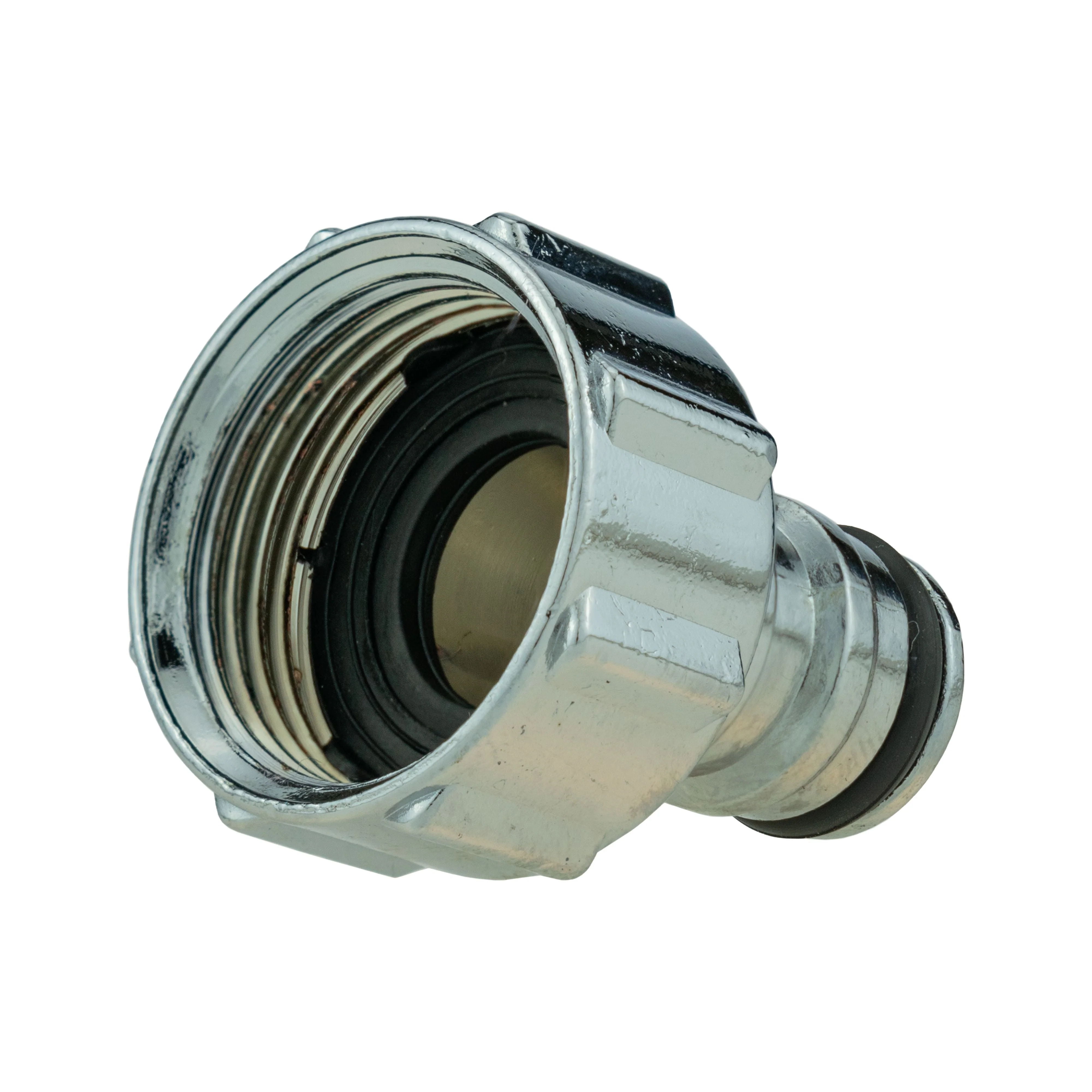 Tap Connector Snap On Male - 3/4" BSPF Metal Chrome - Image 4