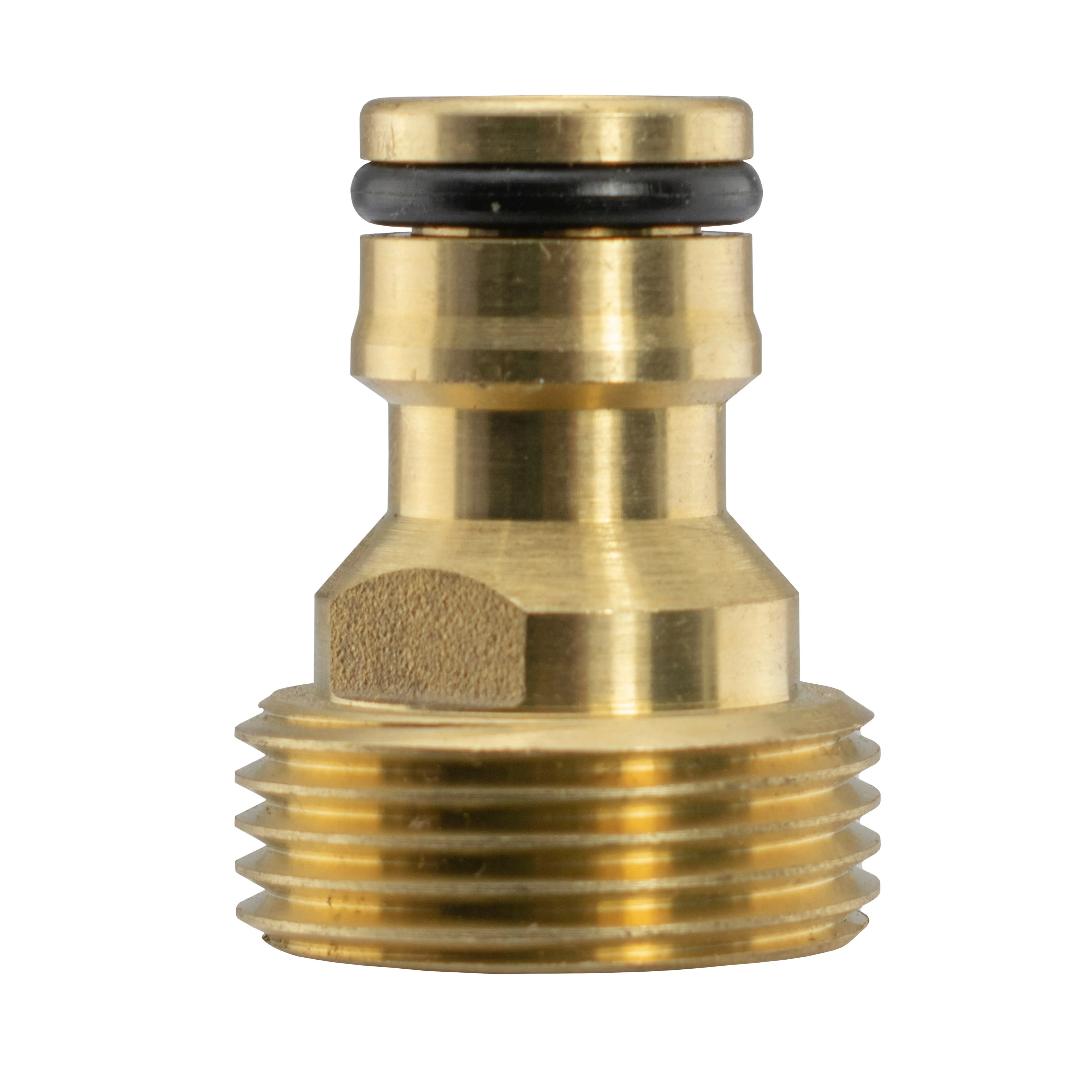Tap Connector Snap-On Male - 3/4" BSPM Brass - Image 3