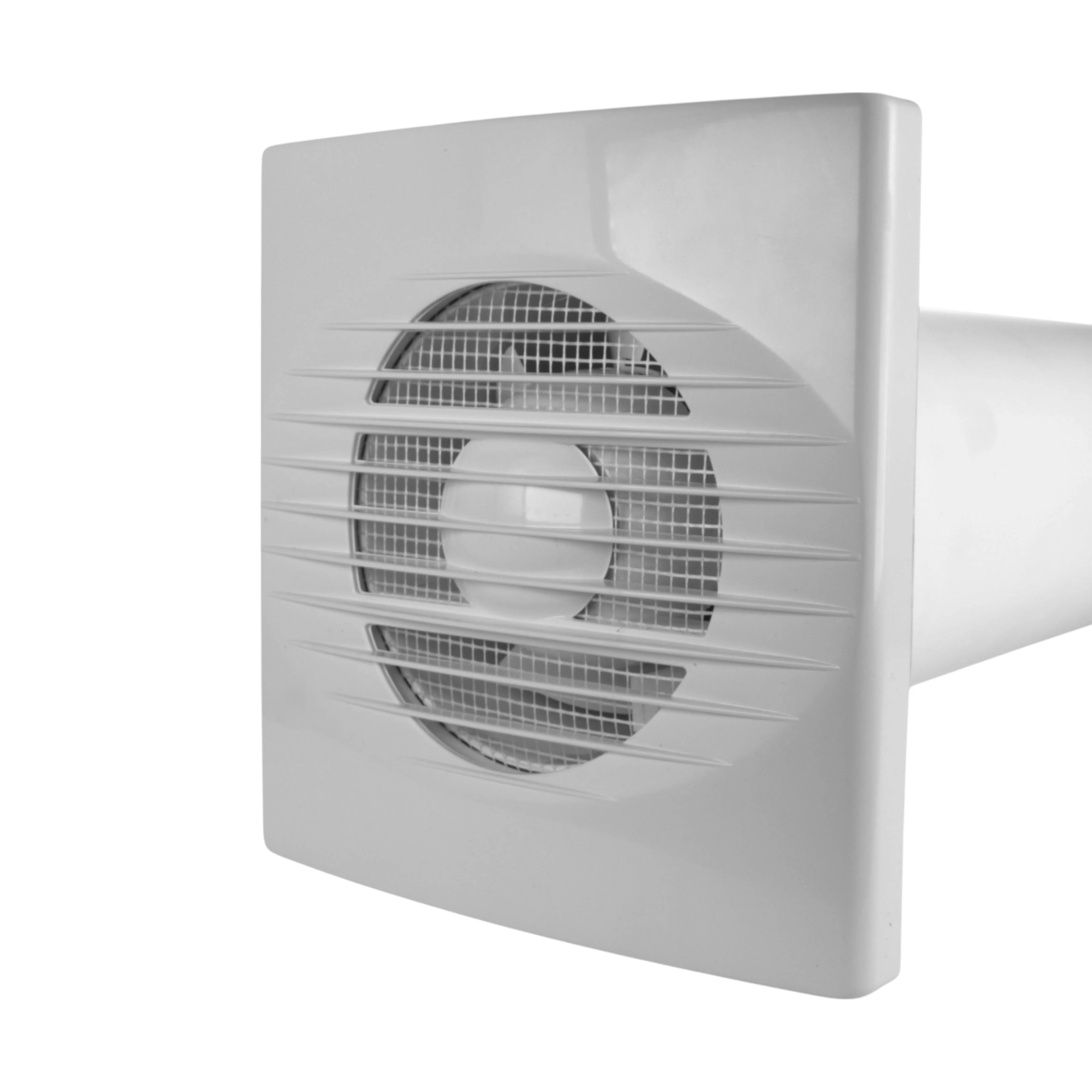 Through Wall Ventilation Kit RICO Timer and Humidistat Fan with White External Vent - Image 8