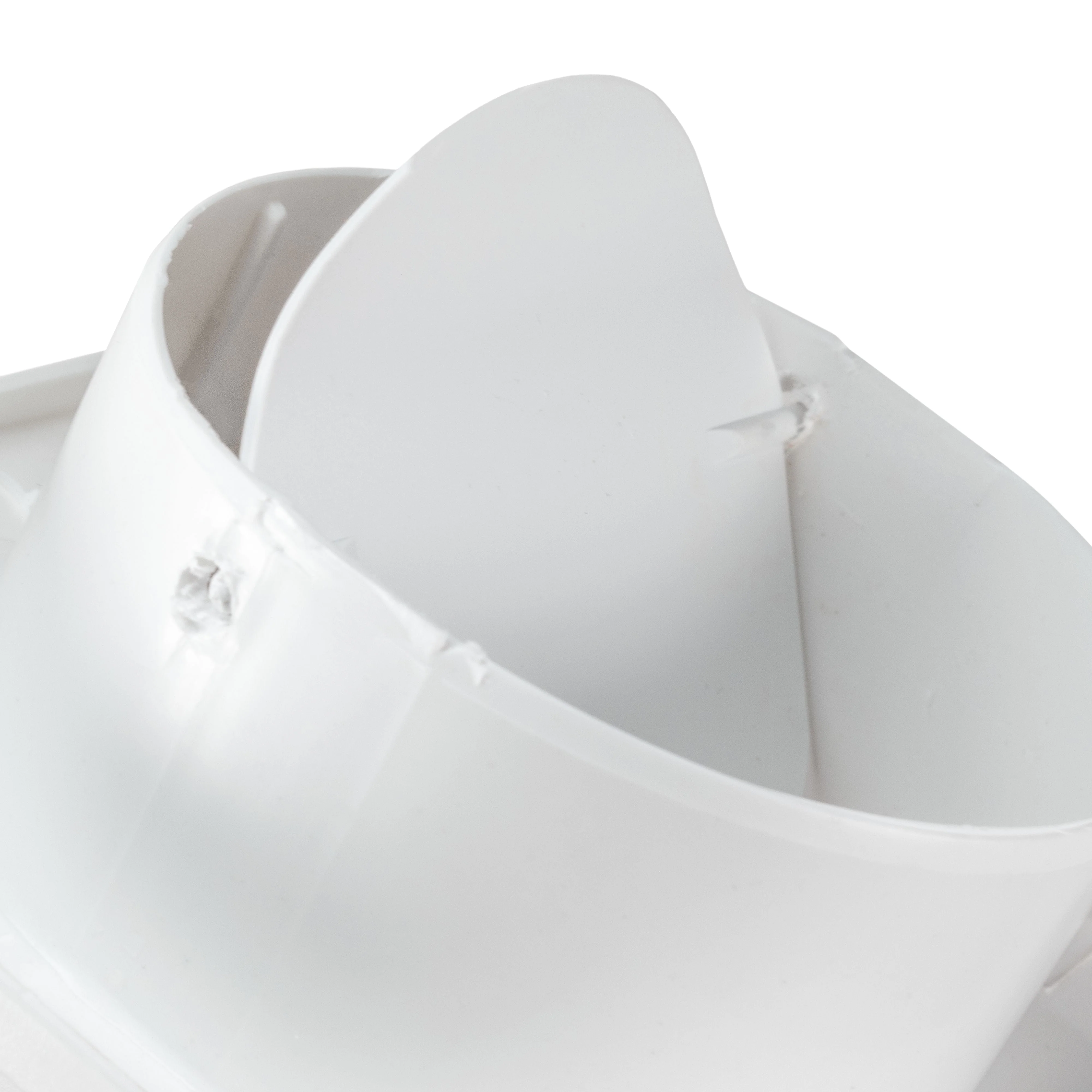 Through Wall Ventilation Kit RICO Timer Switch Fan with White External Vent - Image 8