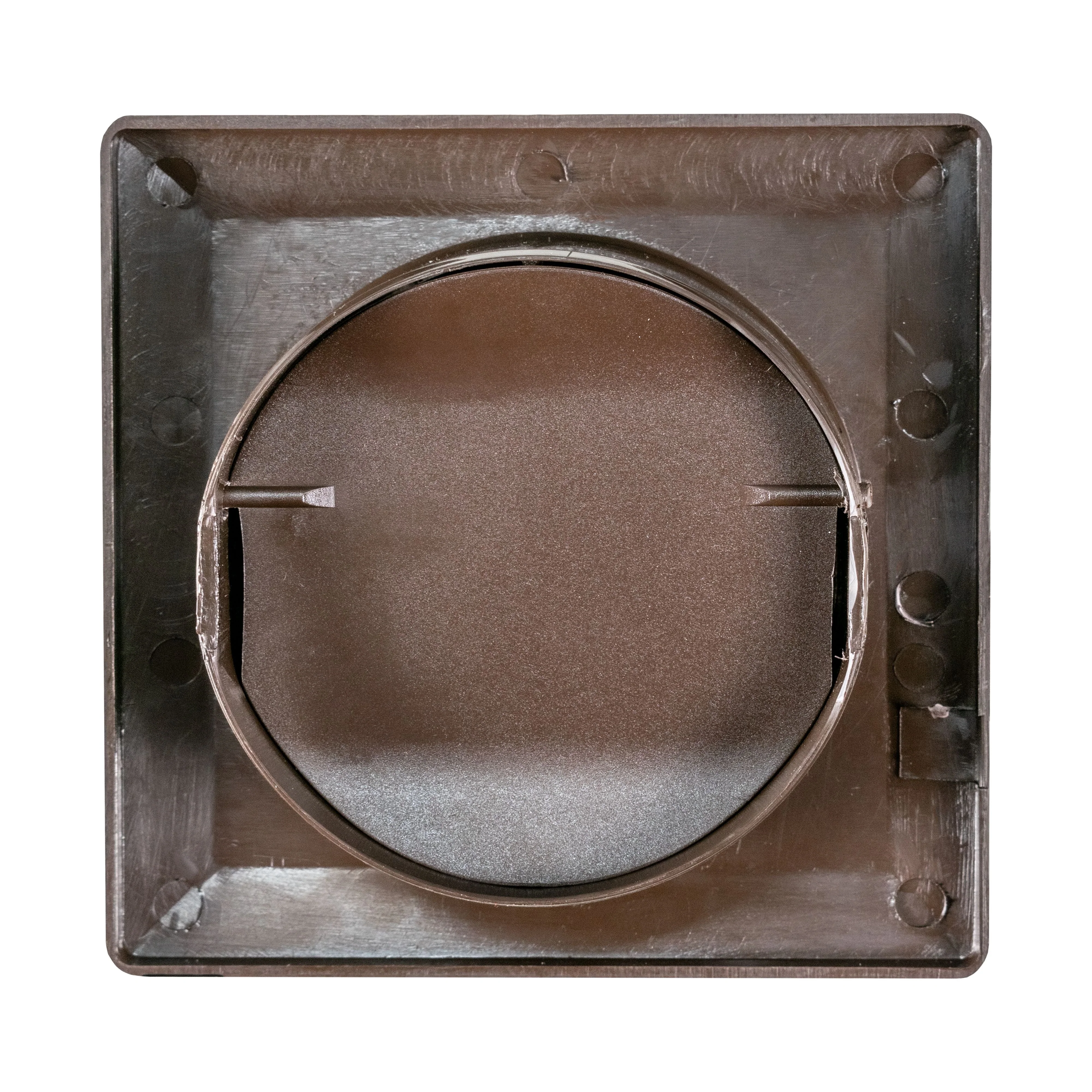 Through Wall Ventilation Kit Round Louvre Vent VC-KRO0184 with Brown External Vent - Image 13
