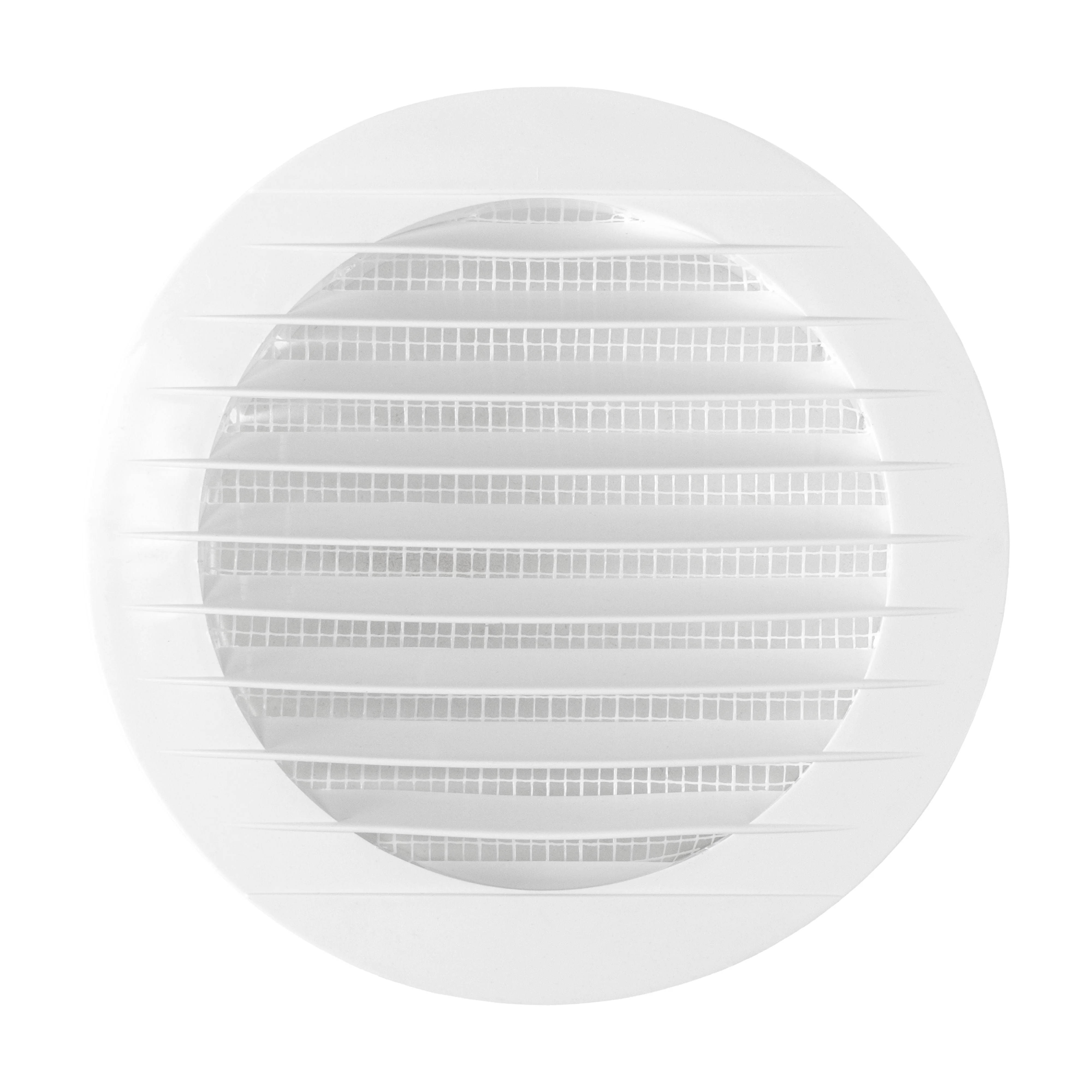 Through Wall Ventilation Kit Round Louvre Vent VC-KRO0184 with Brown External Vent - Image 6