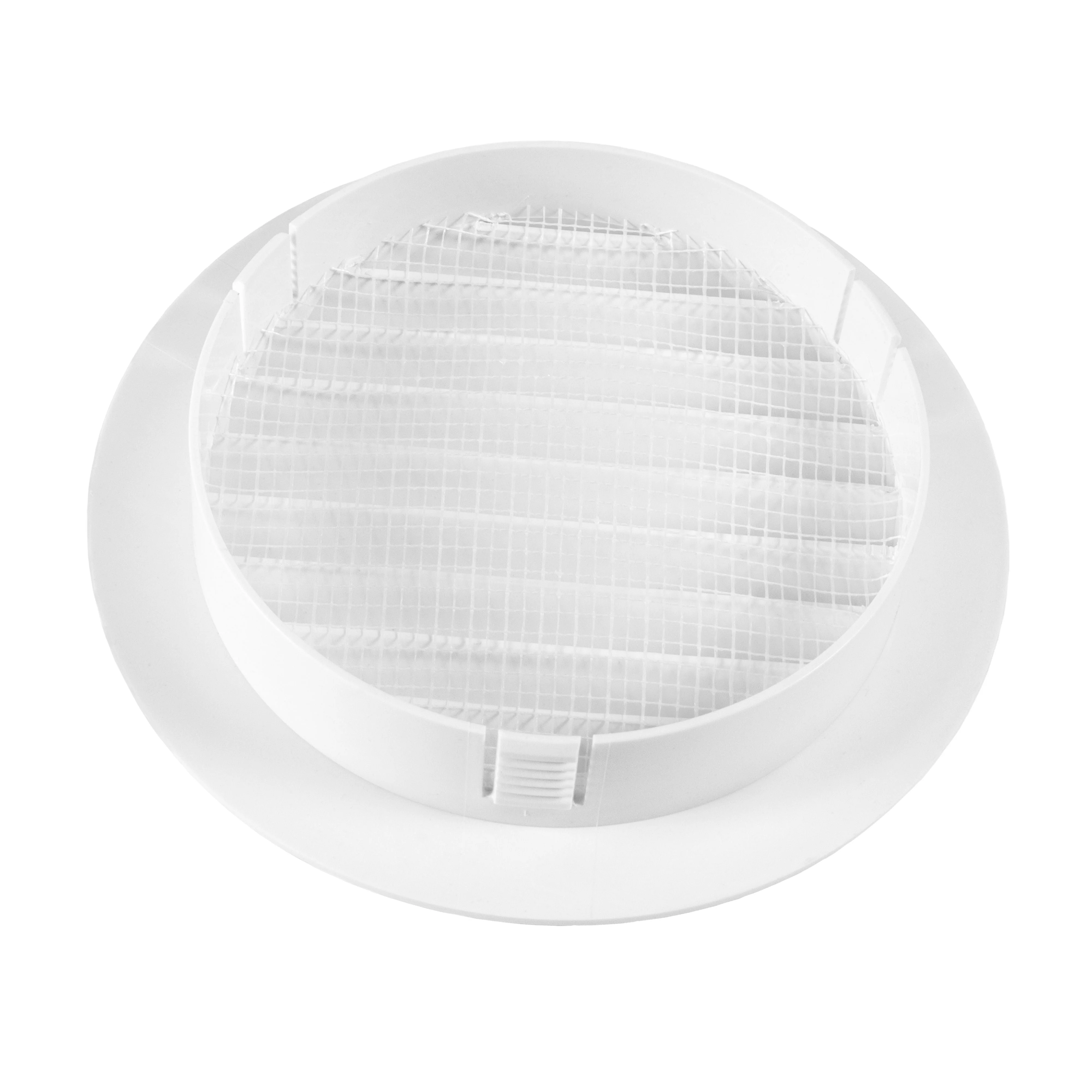 Through Wall Ventilation Kit Round Louvre Vent VC-KRO0184 with White External Vent - Image 12