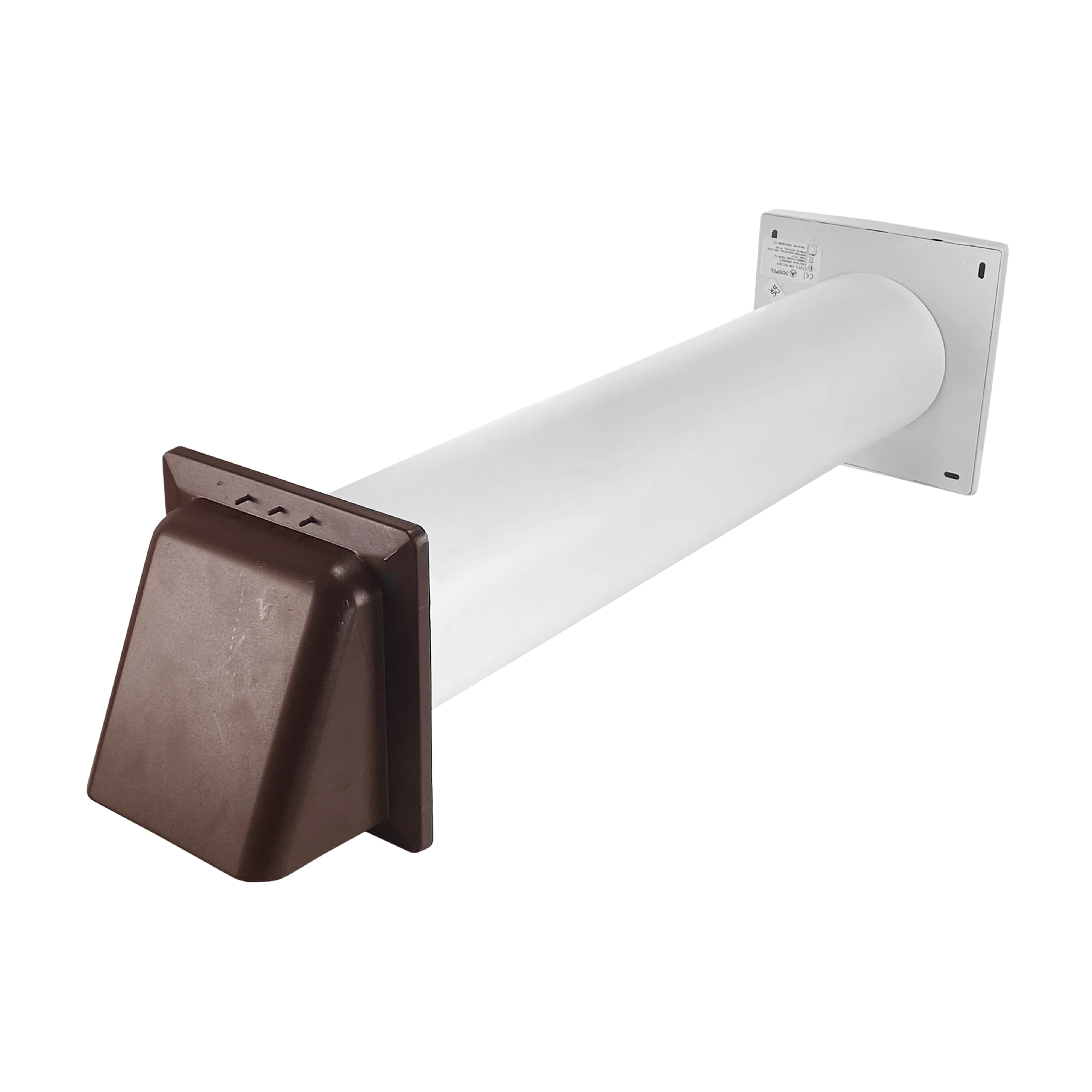 Through Wall Ventilation Kit - STYL Fan with Timer and Brown External Vent - Image 11