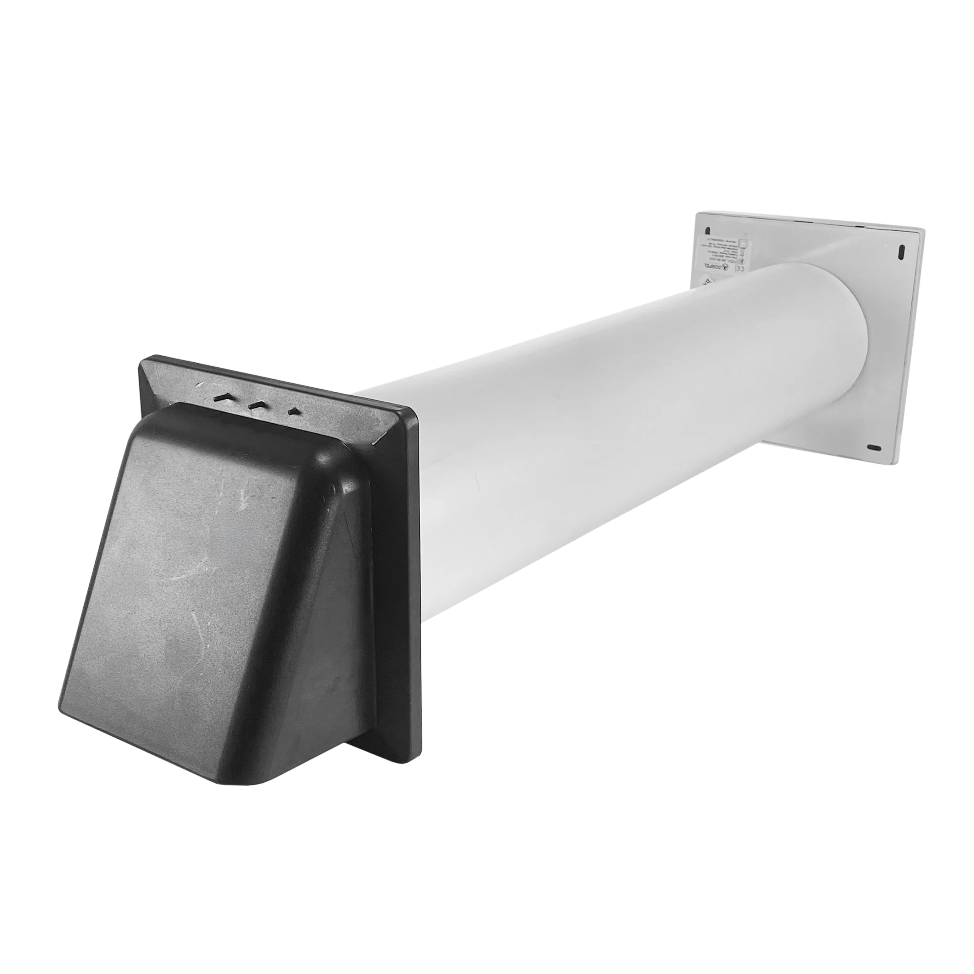 Through Wall Ventilation Kit - STYL Fan with Timer and Graphite External Vent - Image 6