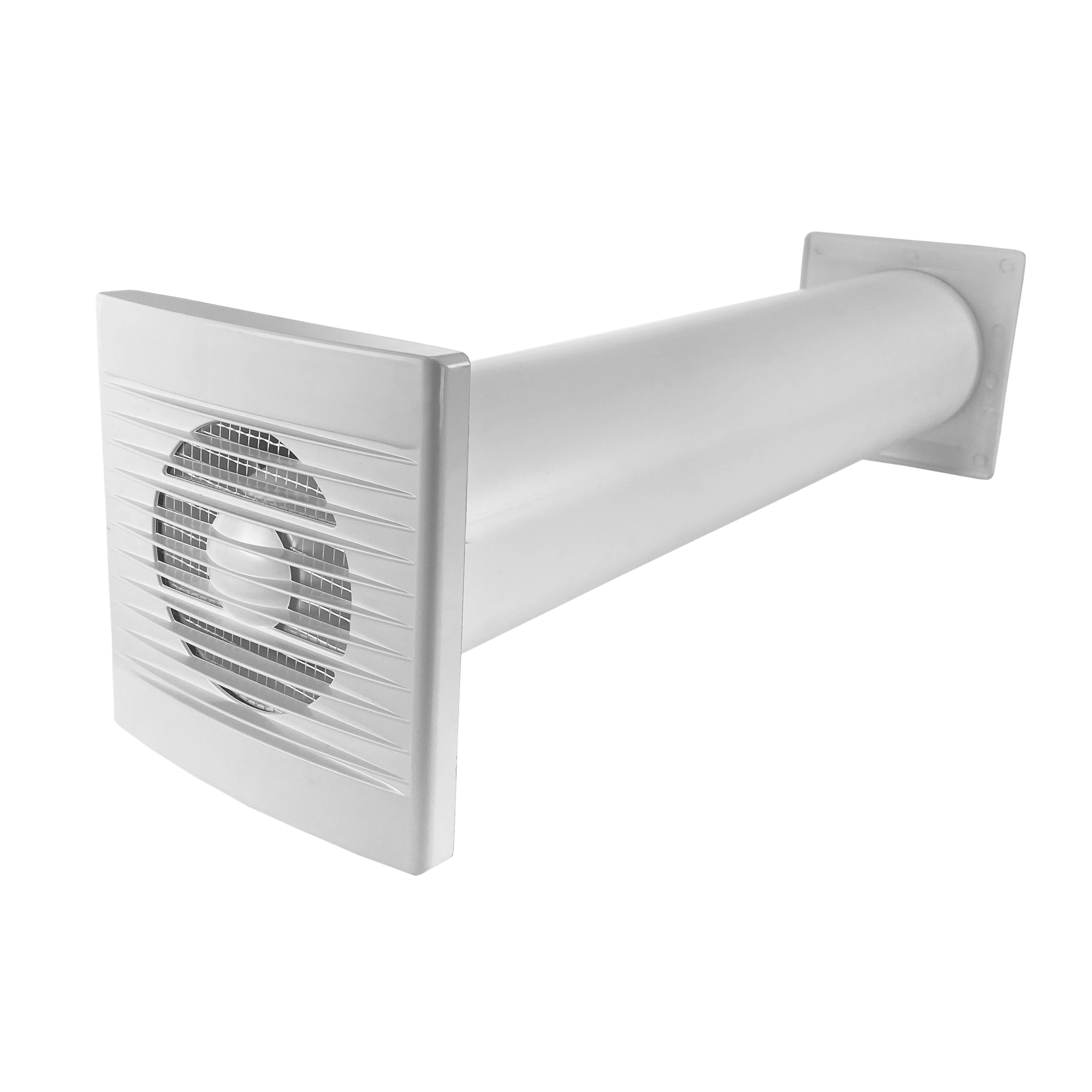 Through Wall Ventilation Kit - STYL Fan with Timer and Graphite External Vent - Image 7