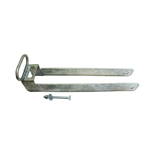 Throw Over Gate Loop with Lifting Handle – Hot Dipped Galvanised - 450mm