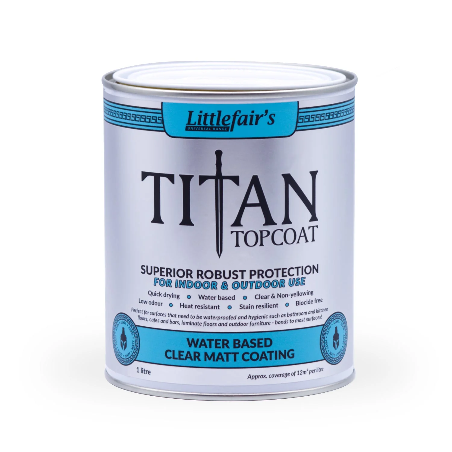 Titan Topcoat Varnish Clear Wood Finish - Biocide Free, UV Protection - Low Odour Matt/Satin/Gloss - Image 3
