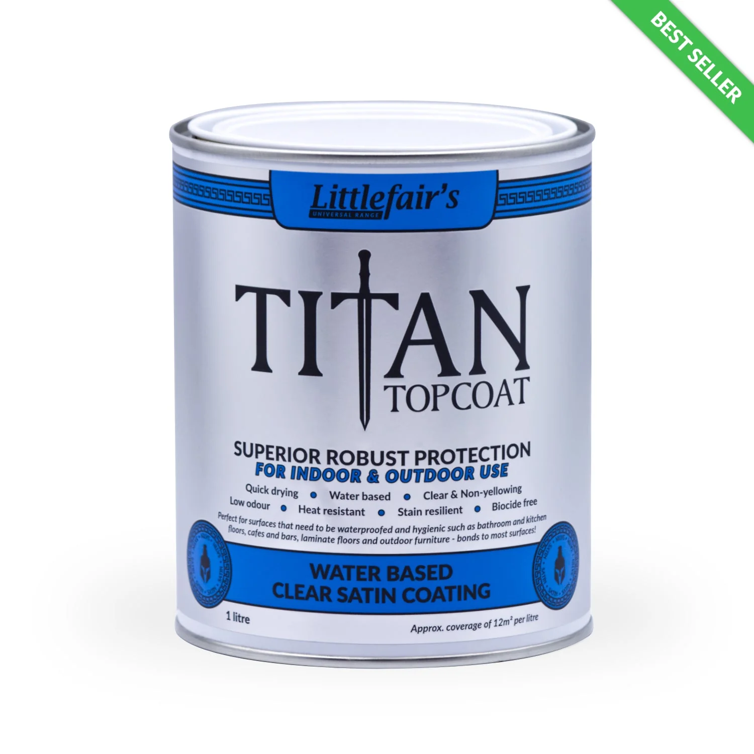 Titan Topcoat Varnish Clear Wood Finish - Biocide Free, UV Protection - Low Odour Matt/Satin/Gloss - Image 4