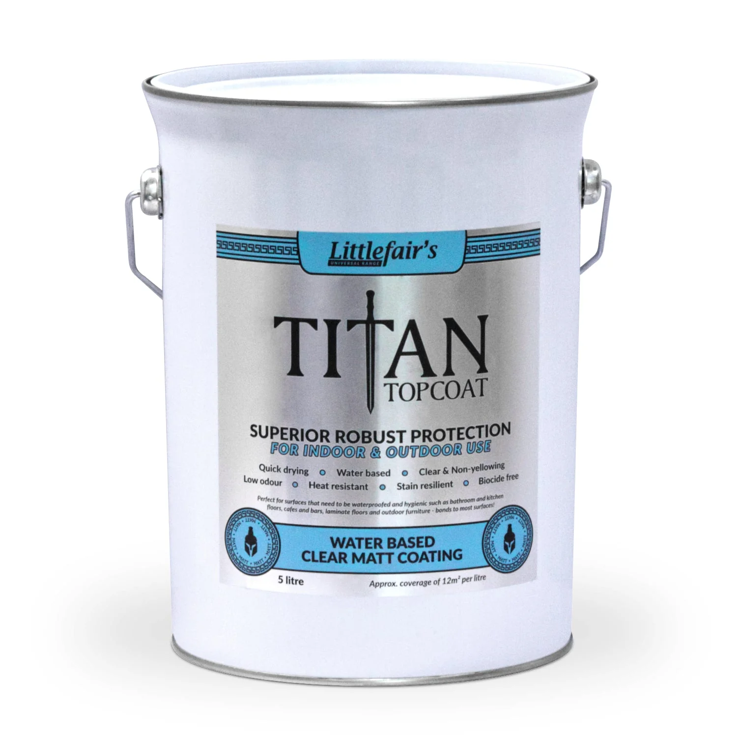 Titan Topcoat Varnish Clear Wood Finish - Biocide Free, UV Protection - Low Odour Matt/Satin/Gloss - Image 6
