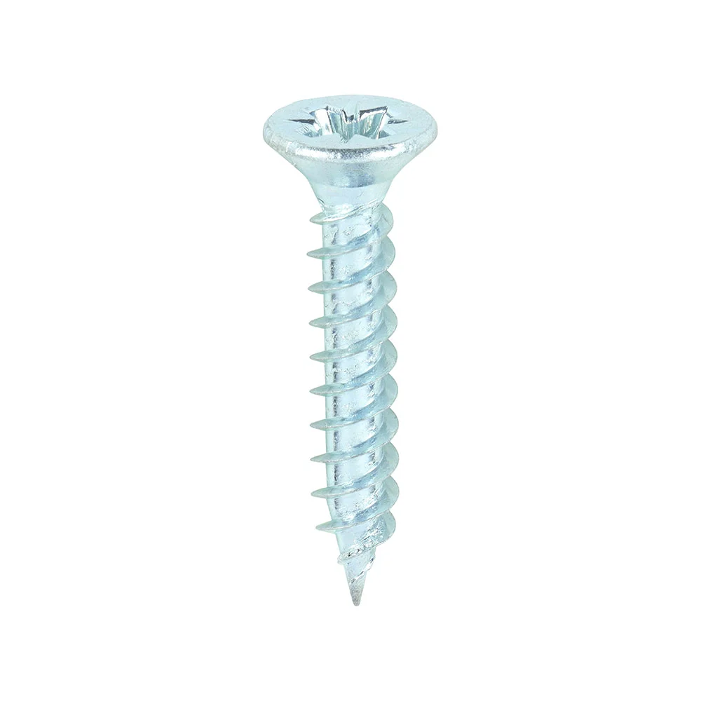 TIMCO Twin-Threaded Woodscrews – PZ – Double Countersunk – Zinc - Image 2