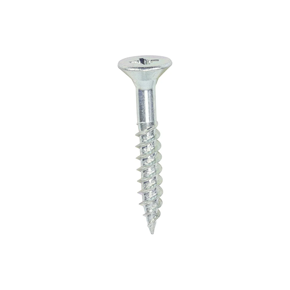 TIMCO Twin-Threaded Woodscrews – PZ – Double Countersunk – Zinc - Image 30