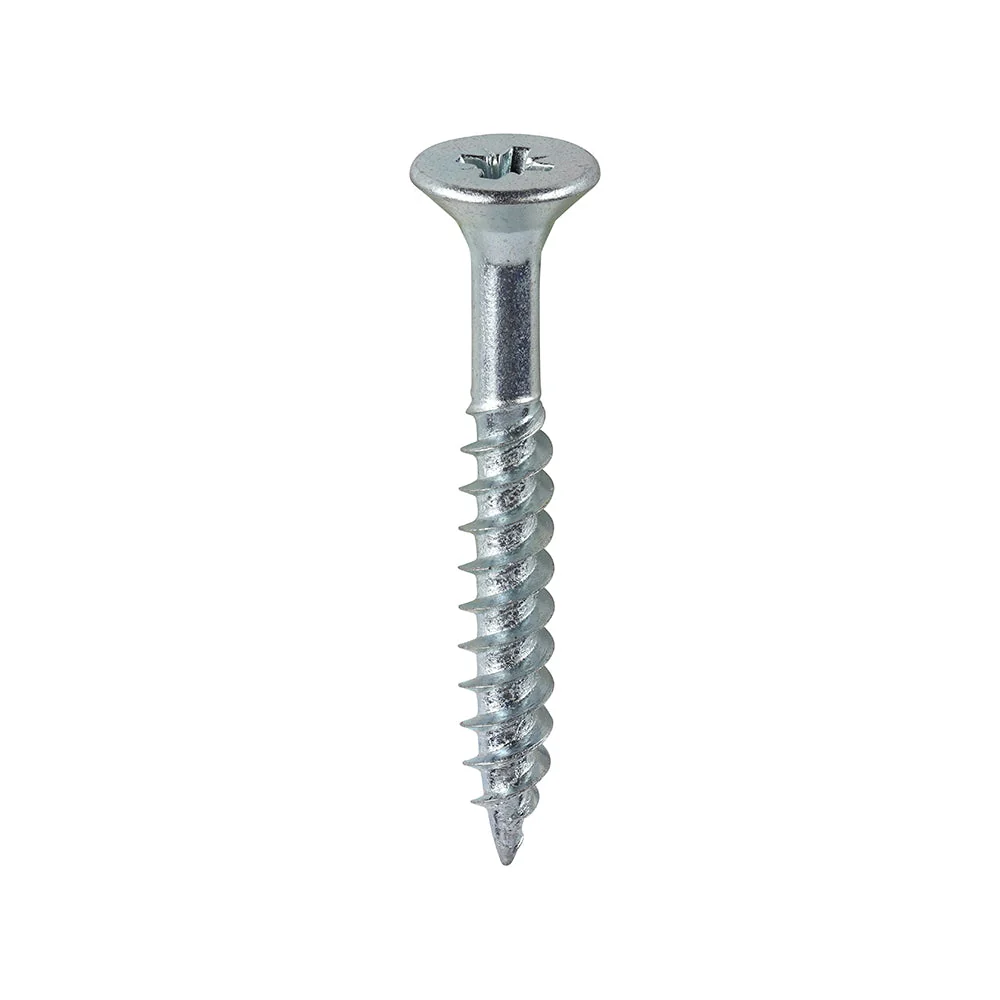 TIMCO Twin-Threaded Woodscrews – PZ – Double Countersunk – Zinc - Image 31