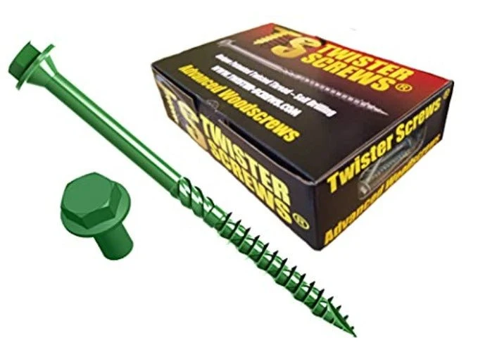 Twisterscrews HexDrive – Pro-Grade Hex Head Wood Screws - Ourdoor/External Corosion Resistant - Image 2