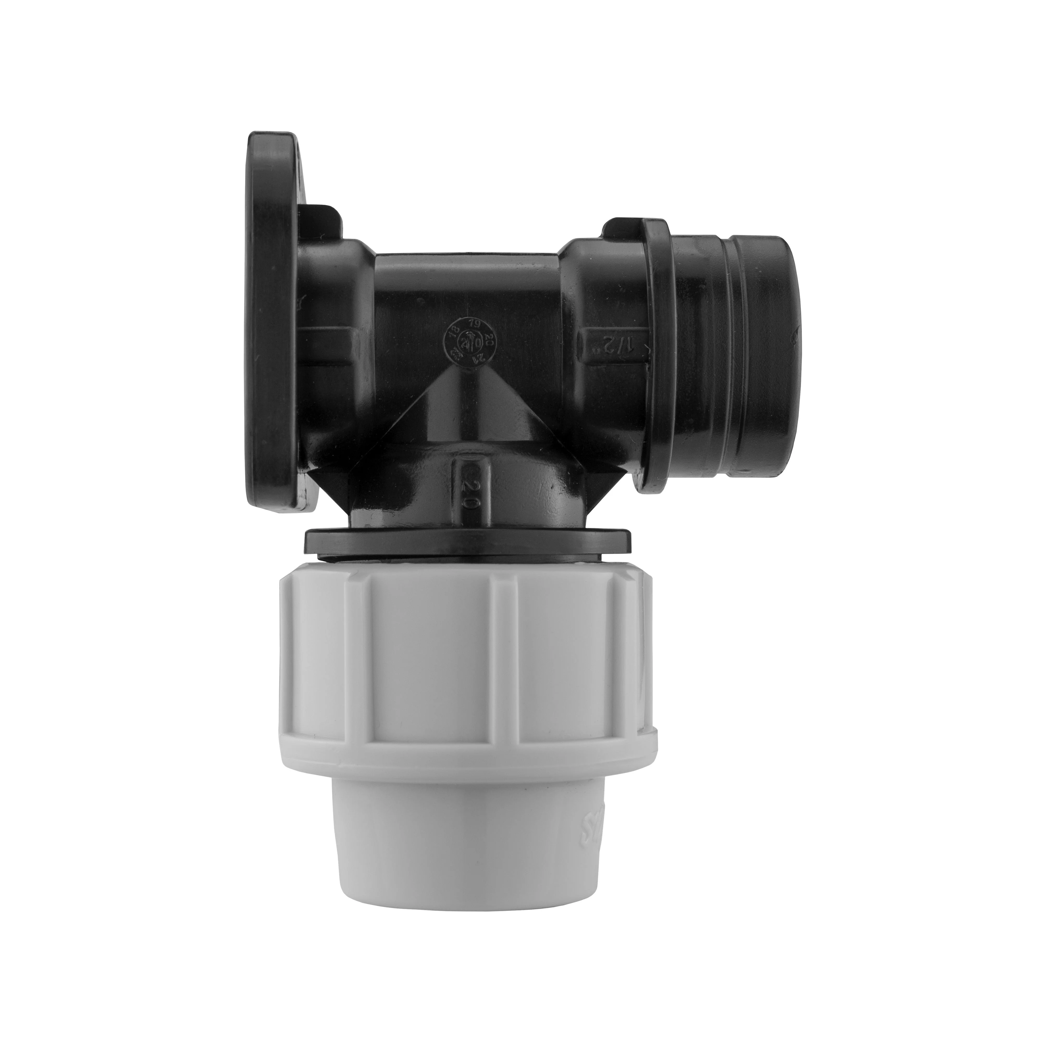 Wall Flange Kit 20mm MDPE - Lever Tap Hose Barb and Lever Lock - Image 5