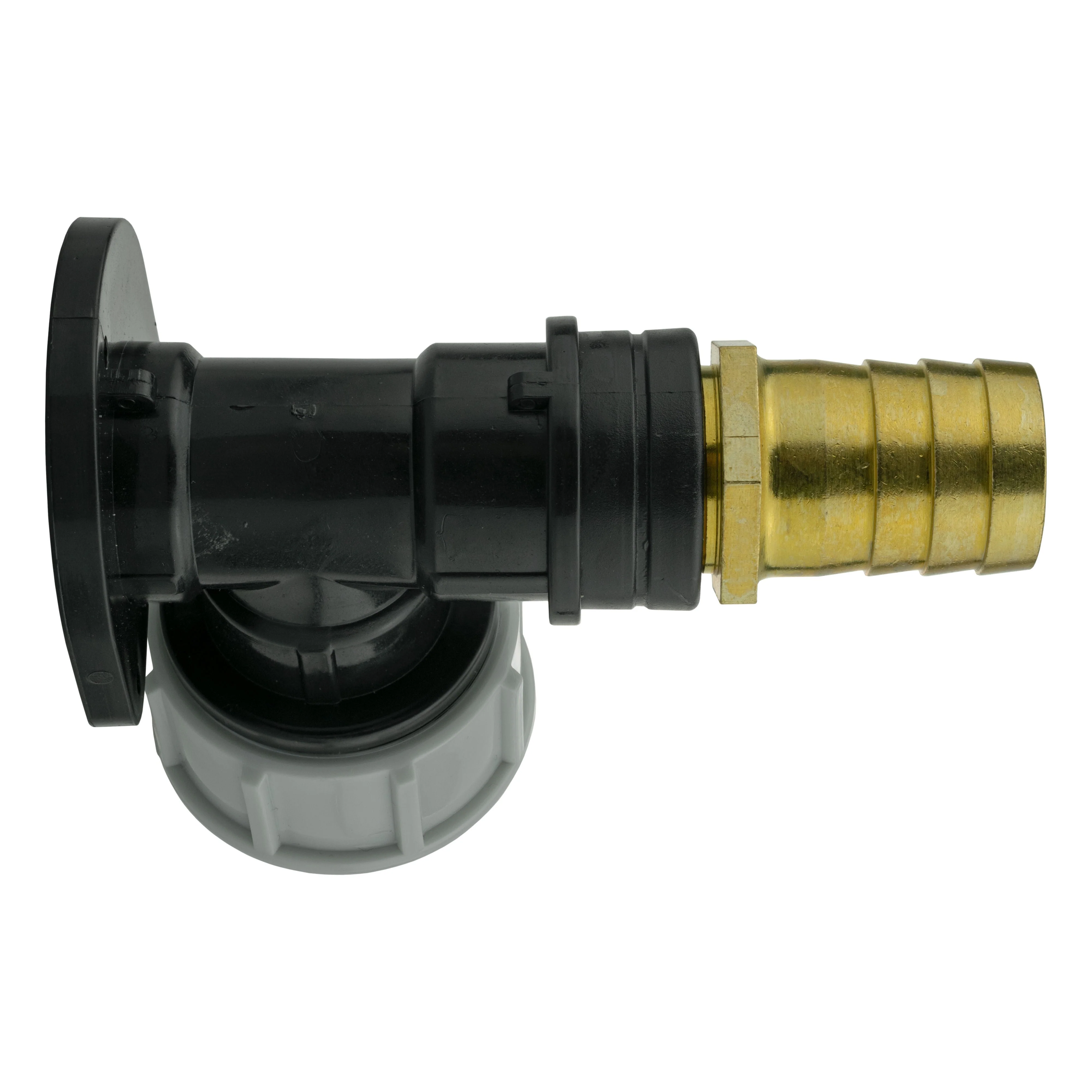 Wall Flange Kit 32mm MDPE + 25mm Brass Barb - Image 3