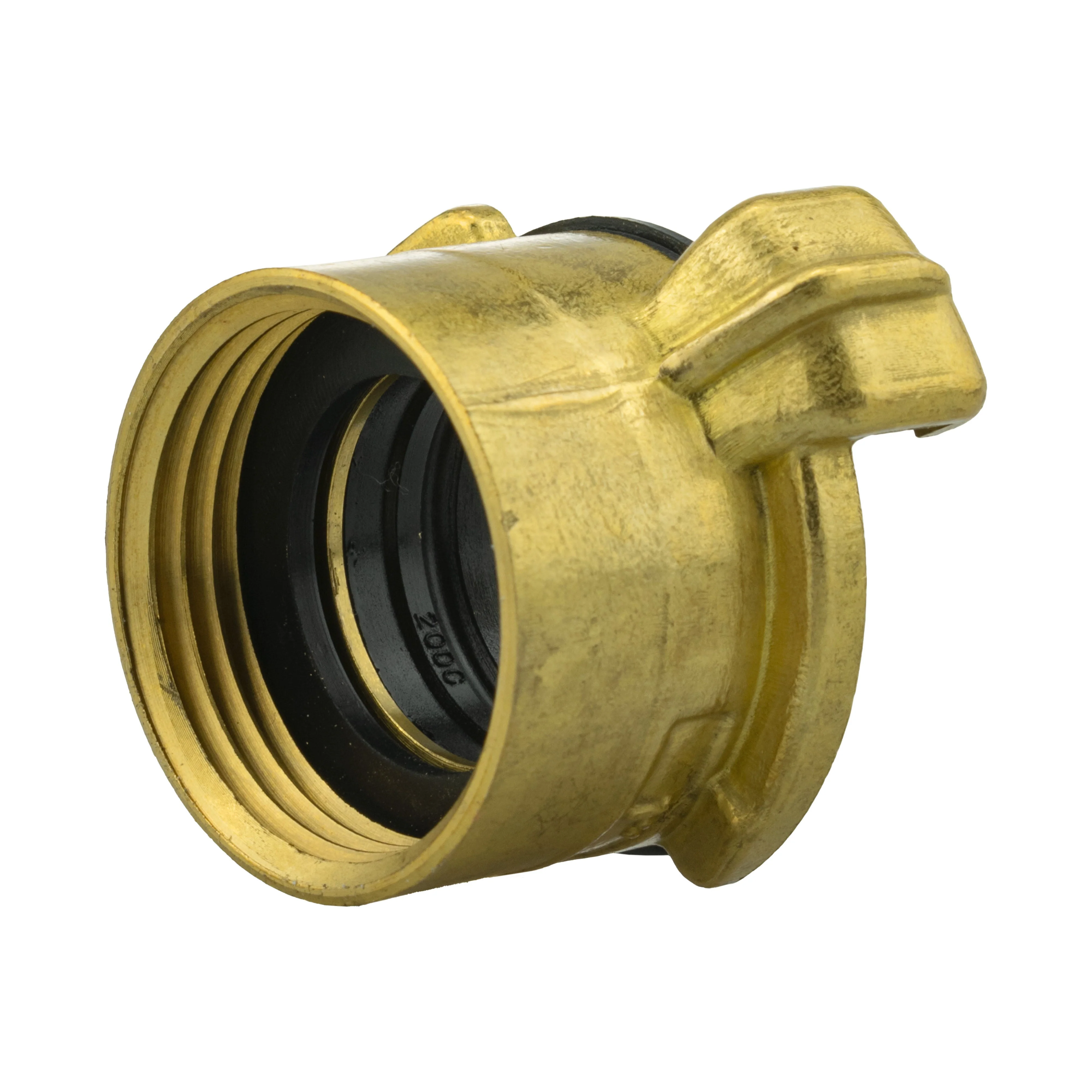 Wall Flange Kit 32mm MDPE + Brass Bib Tap with Geka Claw Outlet - Image 6