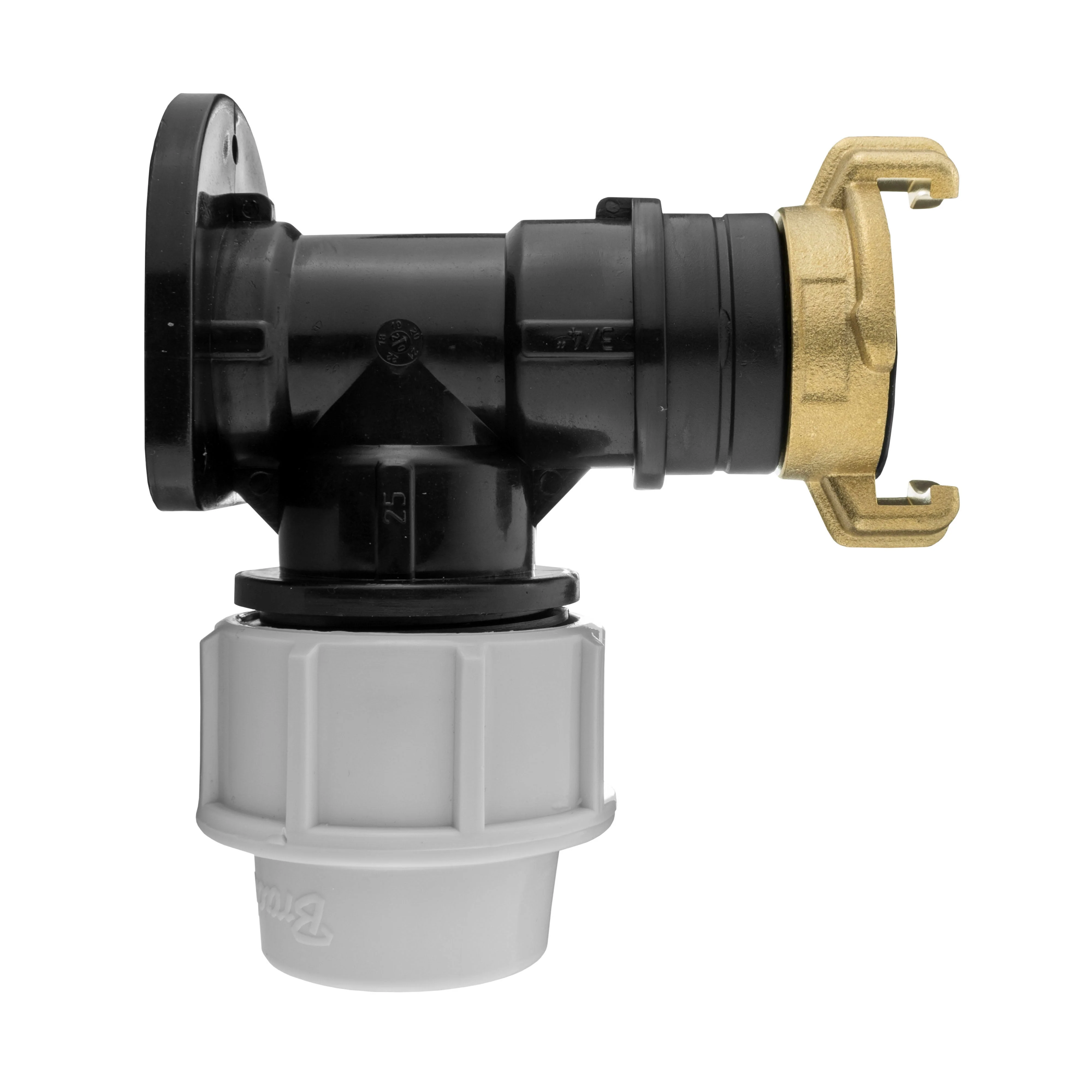 Wall Flange Kit 32mm MDPE + ¾” BSP Geka - Image 4