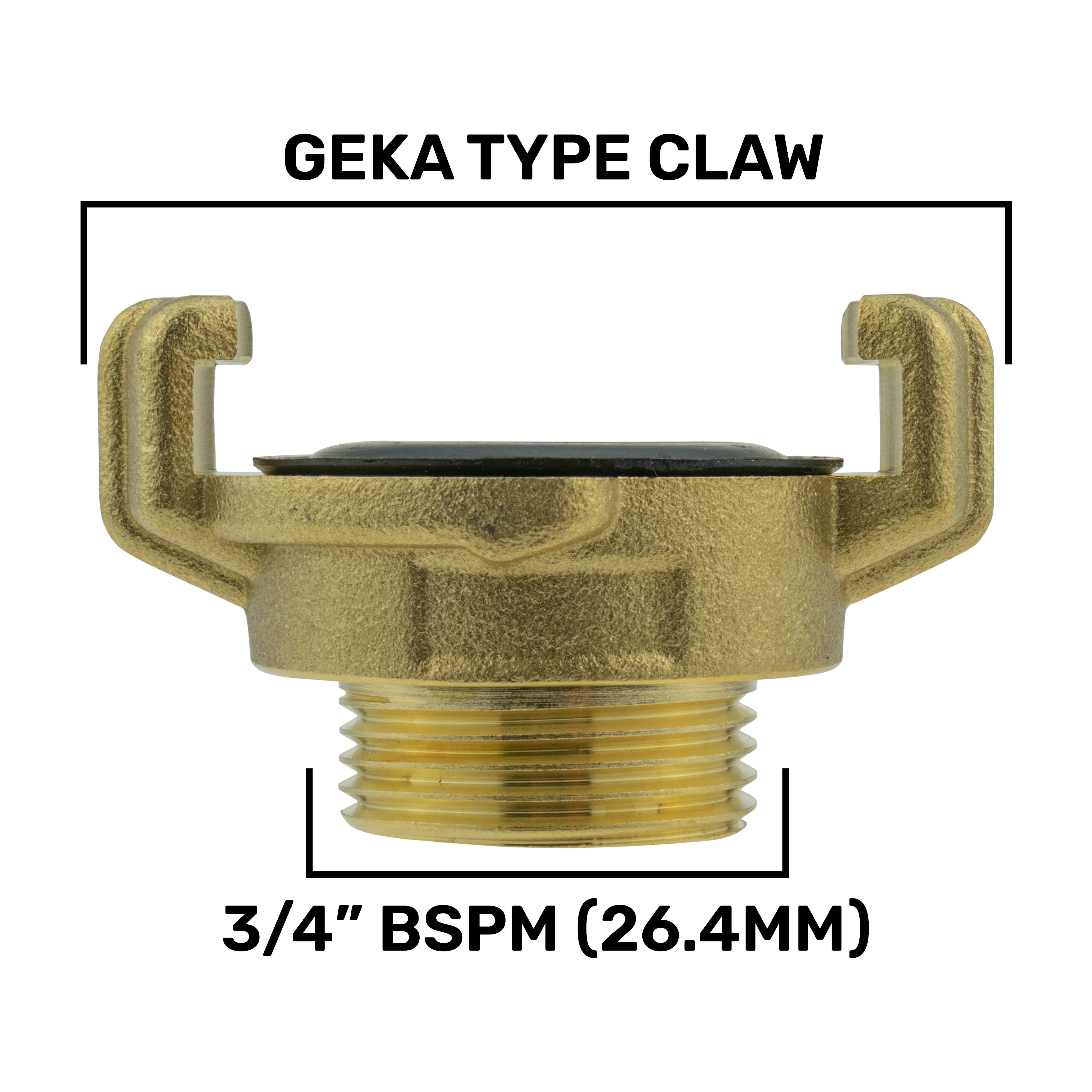 Wall Flange Kit 32mm MDPE + ¾” BSP Geka - Image 9