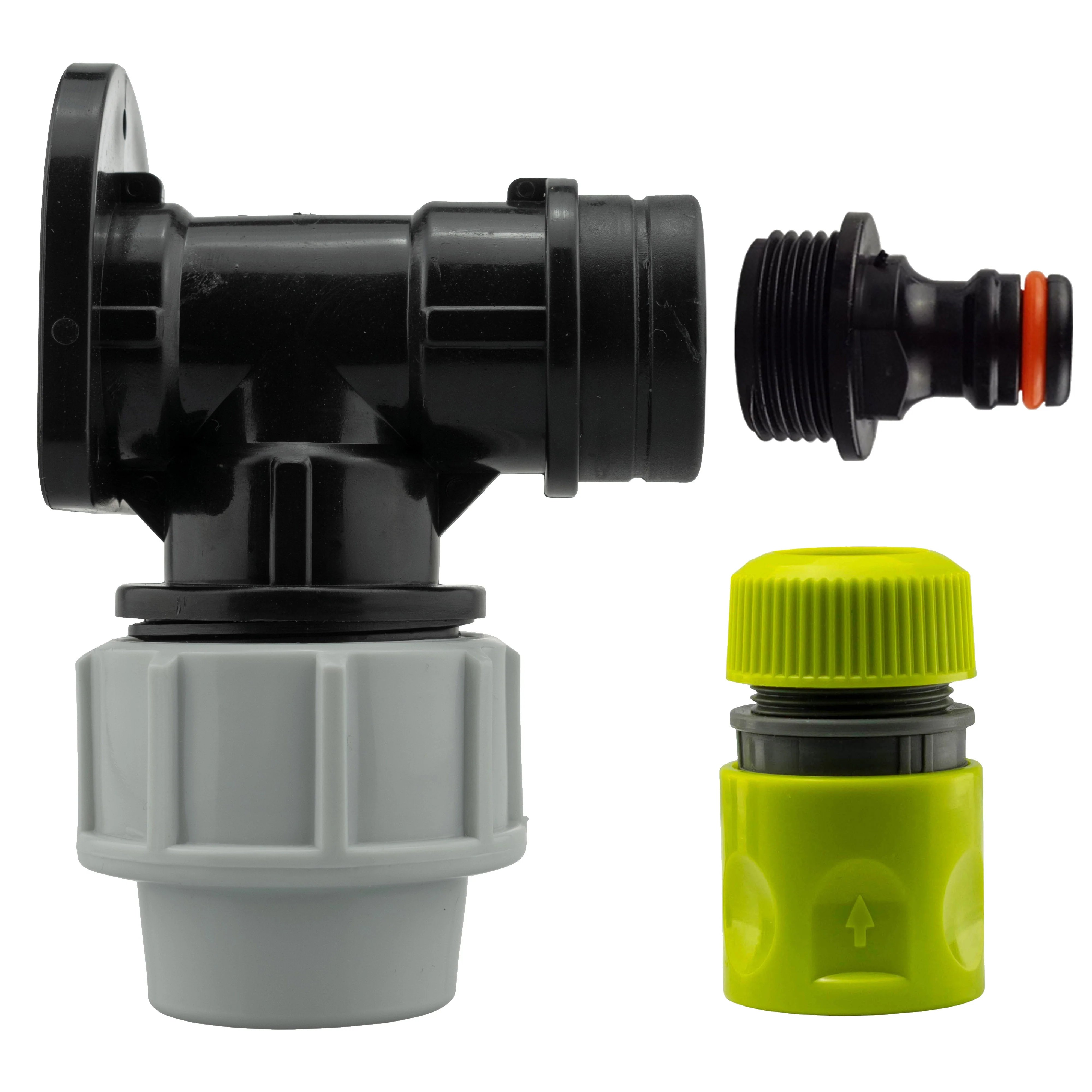 Wall Flange Kit 32mm MDPE + Male Click Lock + Hose Connector - Image 8