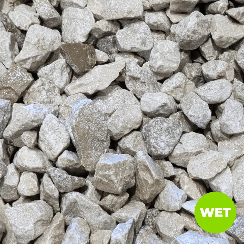 White Grey Limestone Gravel Chippings - Image 3