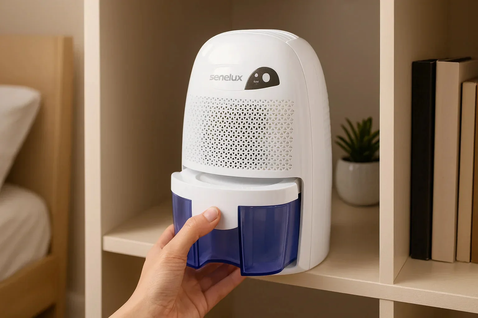 XROW-600B 500ml Mini Dehumidifier - Silent Dehumidifier Perfect for Bedrooms, Kitchens and Living Rooms - Image 3